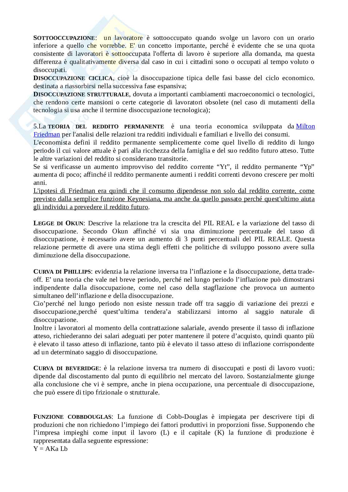 Domande esame Economia del lavoro Pag. 6