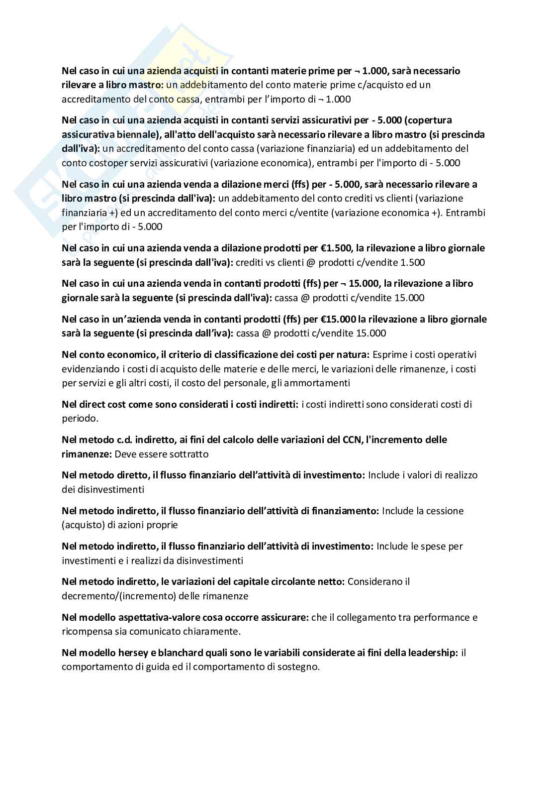 Economia aziendale  Pag. 61