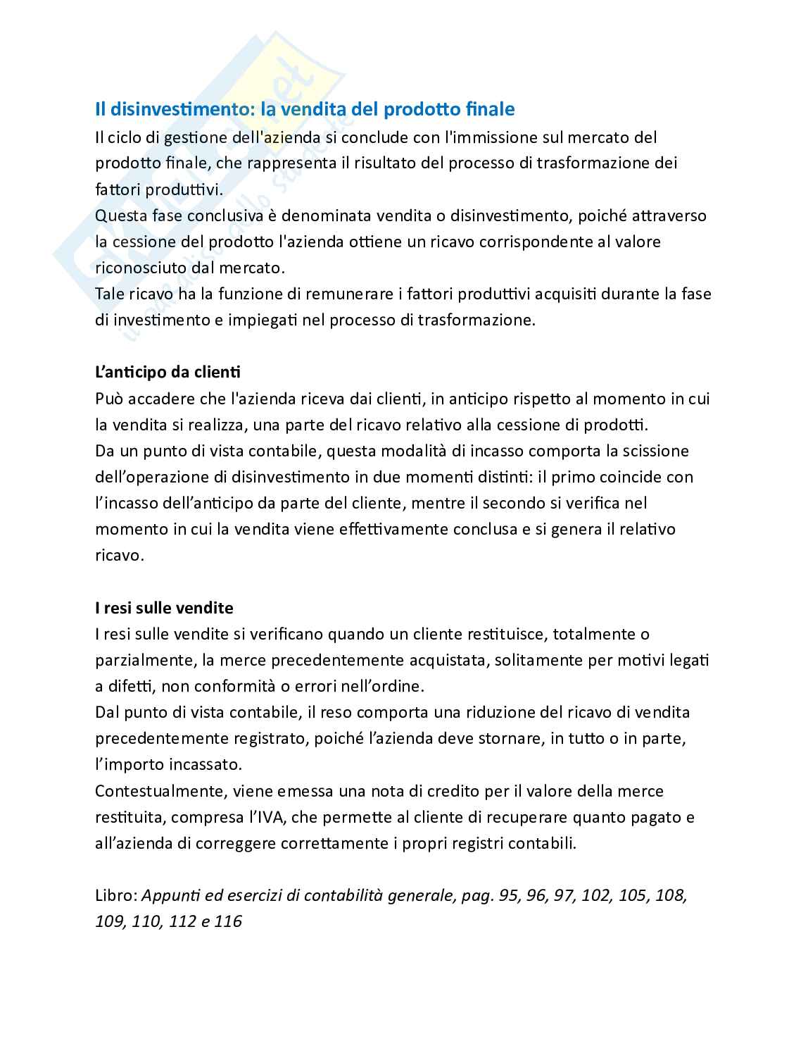 Economia aziendale - Pratica, parte 1 - La gestione esterna Pag. 11