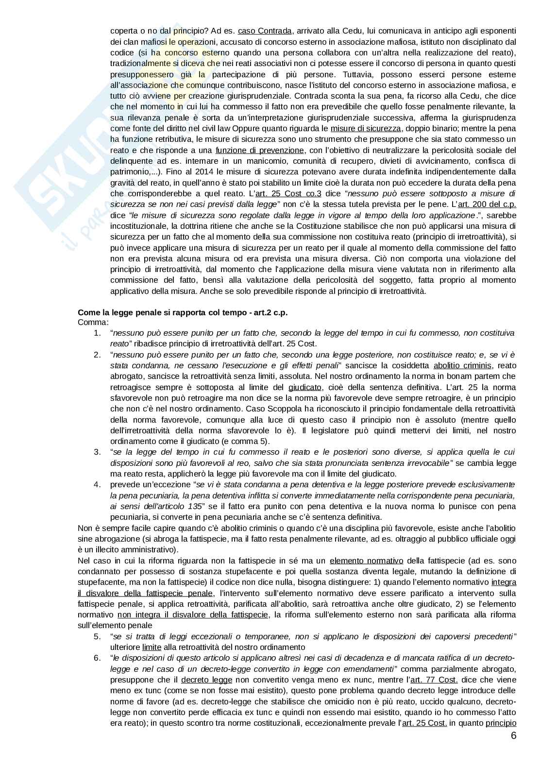 Appunti delle lezioni di Diritto penale , 2024-2025  Pag. 6