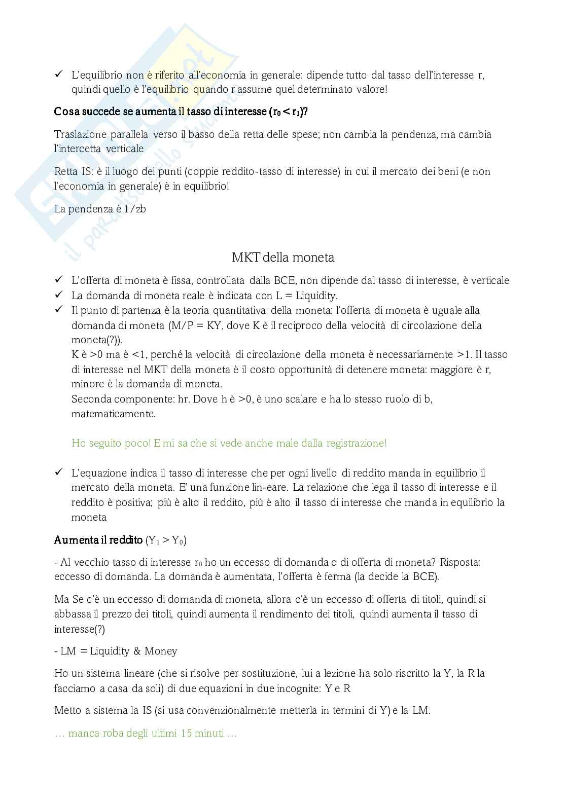 Appunti lezioni Macroeconomia Pag. 26