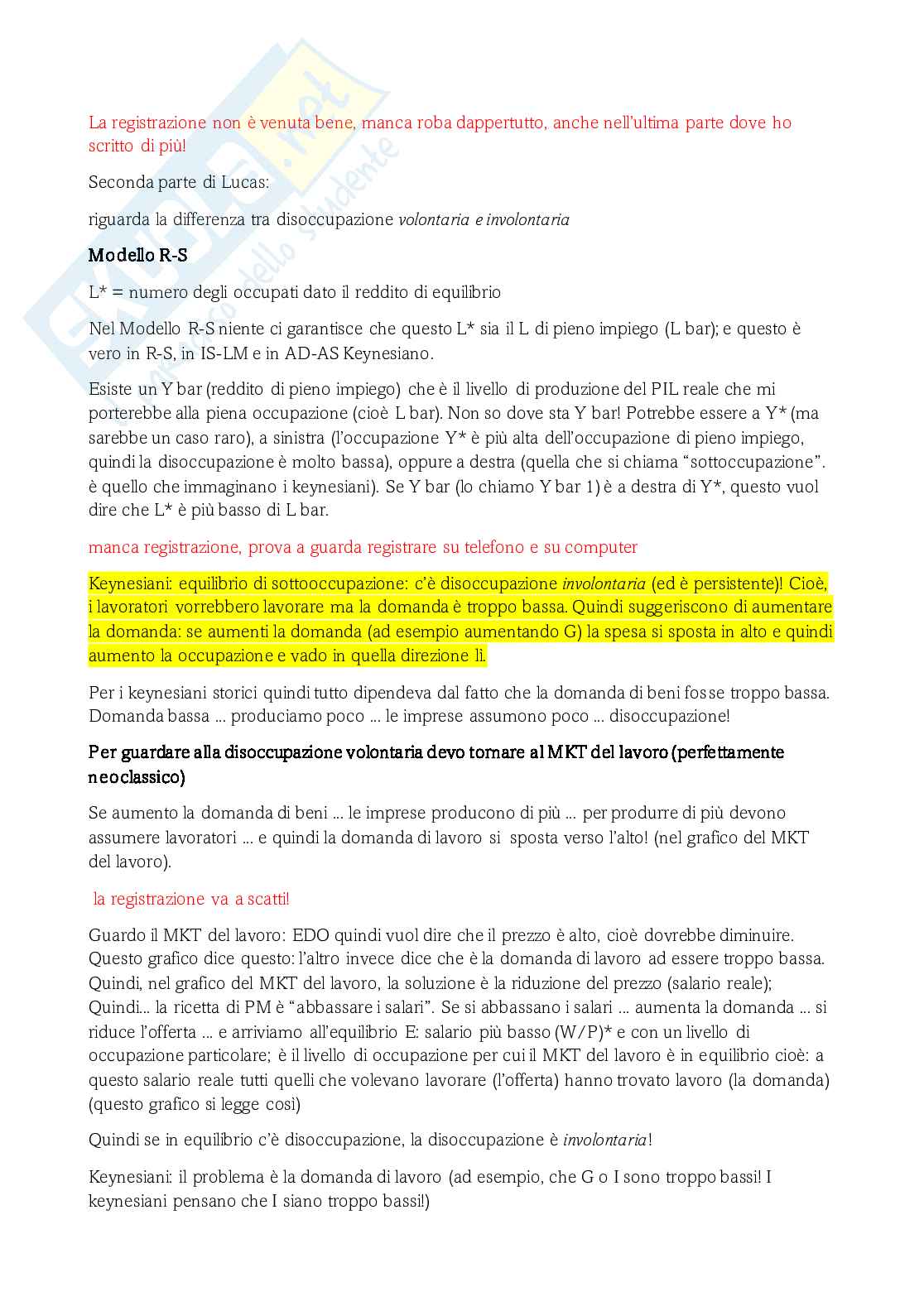 Appunti lezioni Macroeconomia Pag. 61