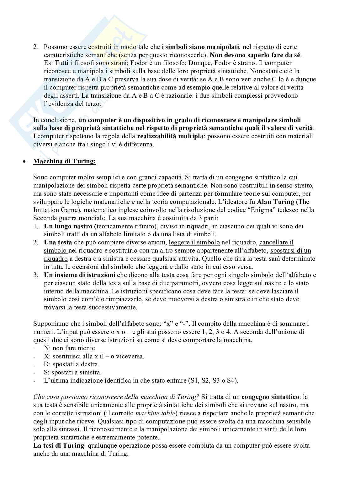 Teorie del linguaggio e della mente - Appunti Pag. 41