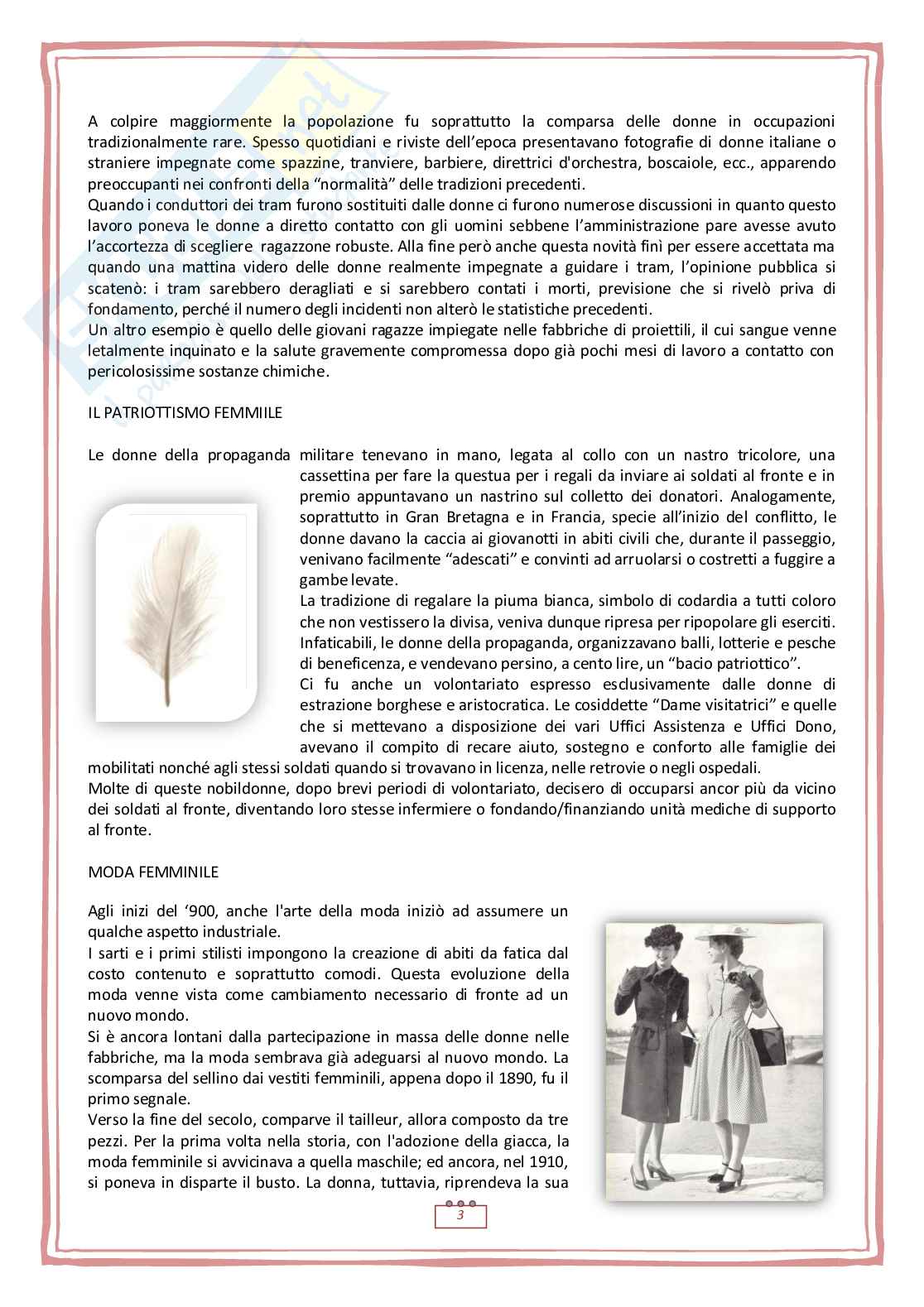Donna nella Prima Guerra mondiale - Tesina Pag. 6