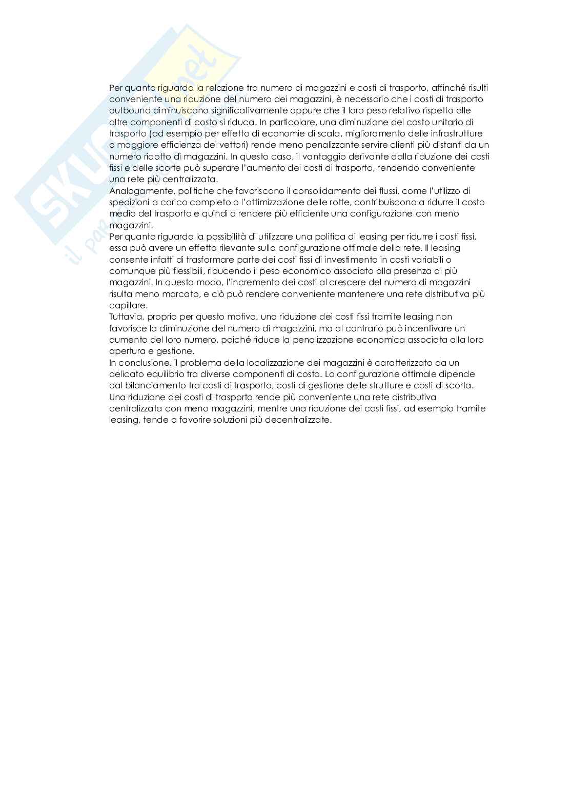 Esercitazioni Modelli di sistemi di produzione Pag. 11