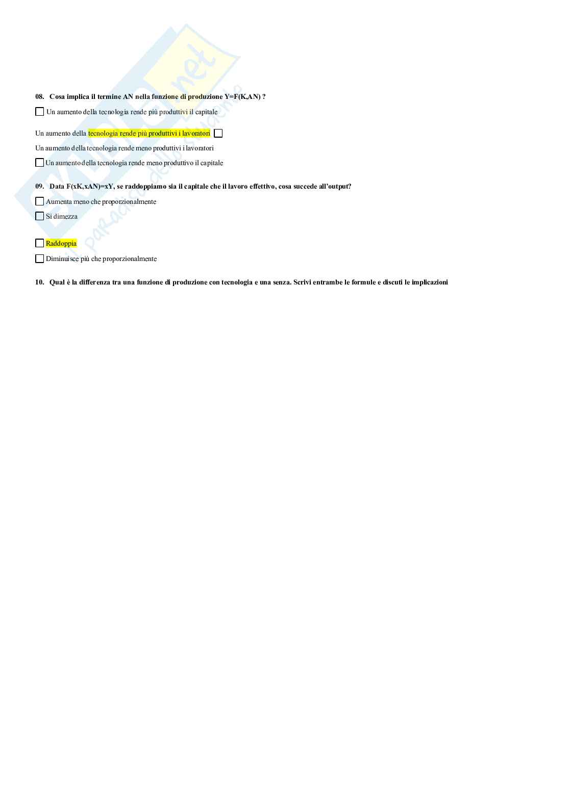 Paniere Macroeconomia  Pag. 81