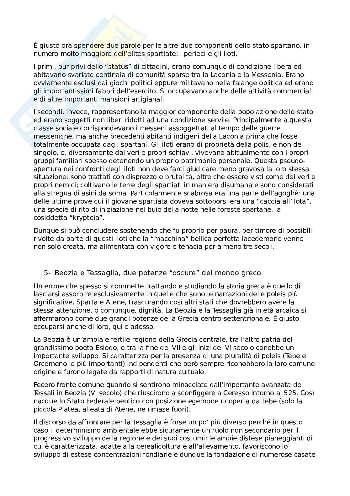 Riassunto esame Storia greca, Prof. Gallo Luigi, libro consigliato Storia greca, Gallo Pag. 6