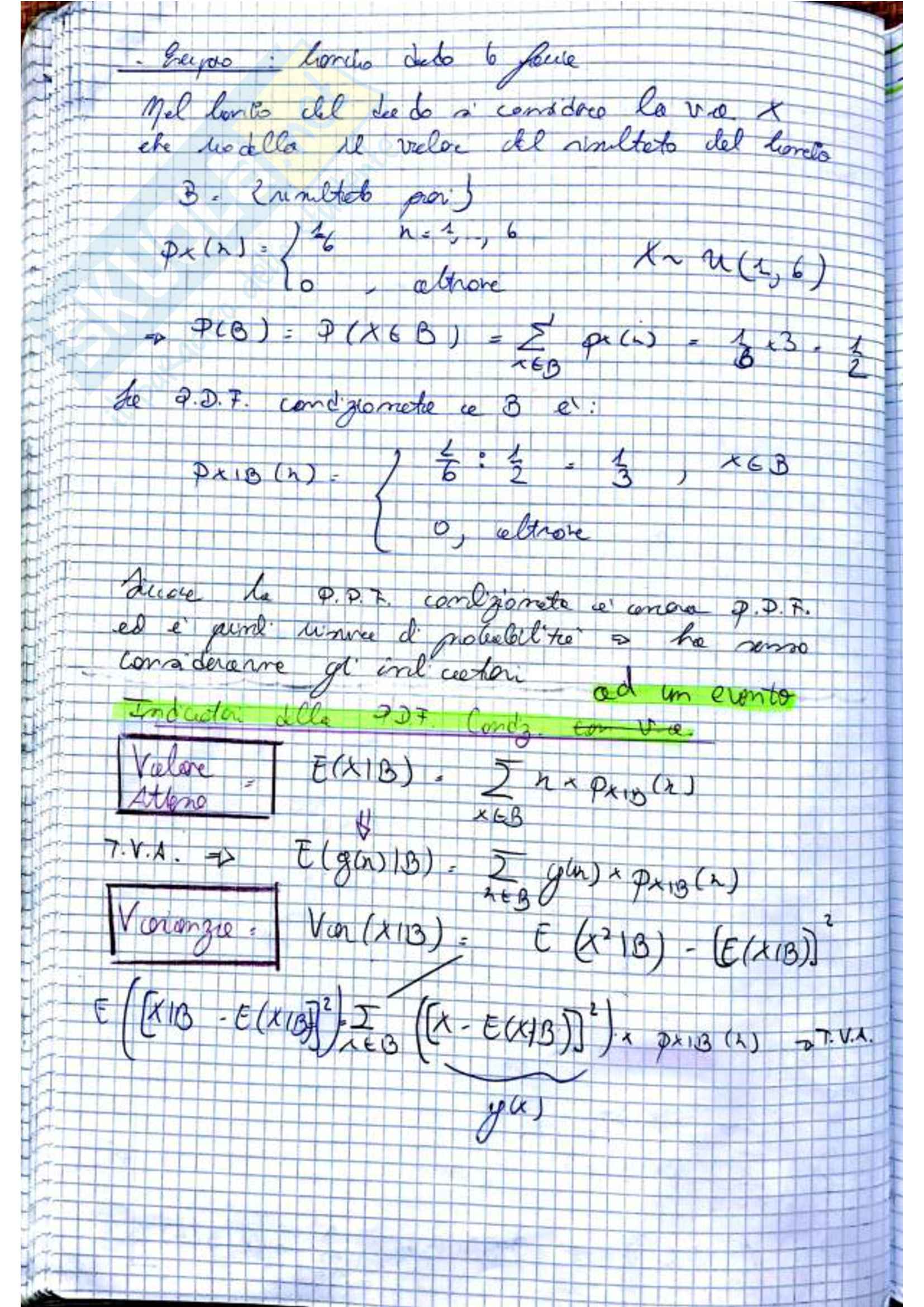 Teoria della Probabilità (1di3) Pag. 66