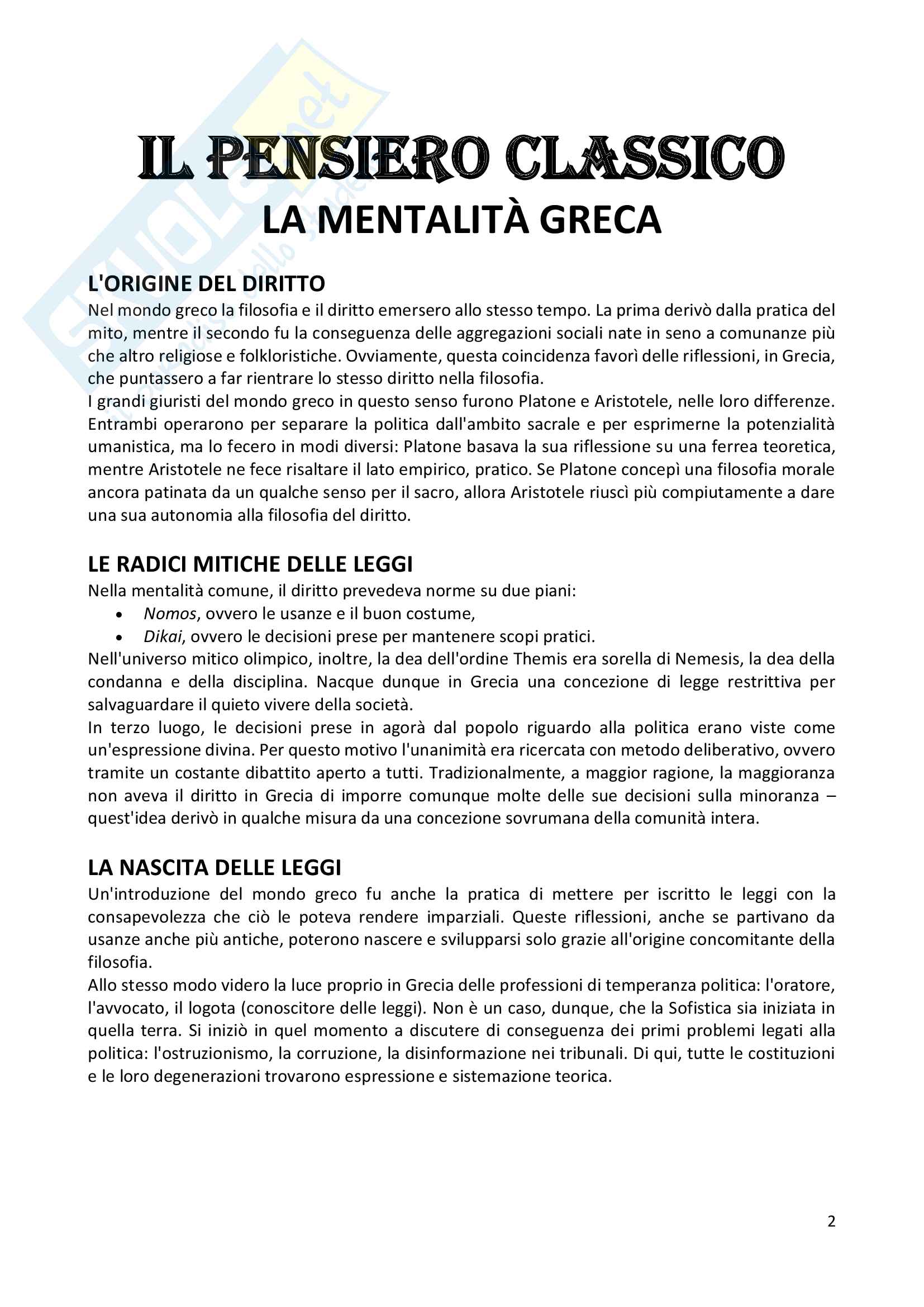 Appunti completi - Filosofia del diritto Pag. 2