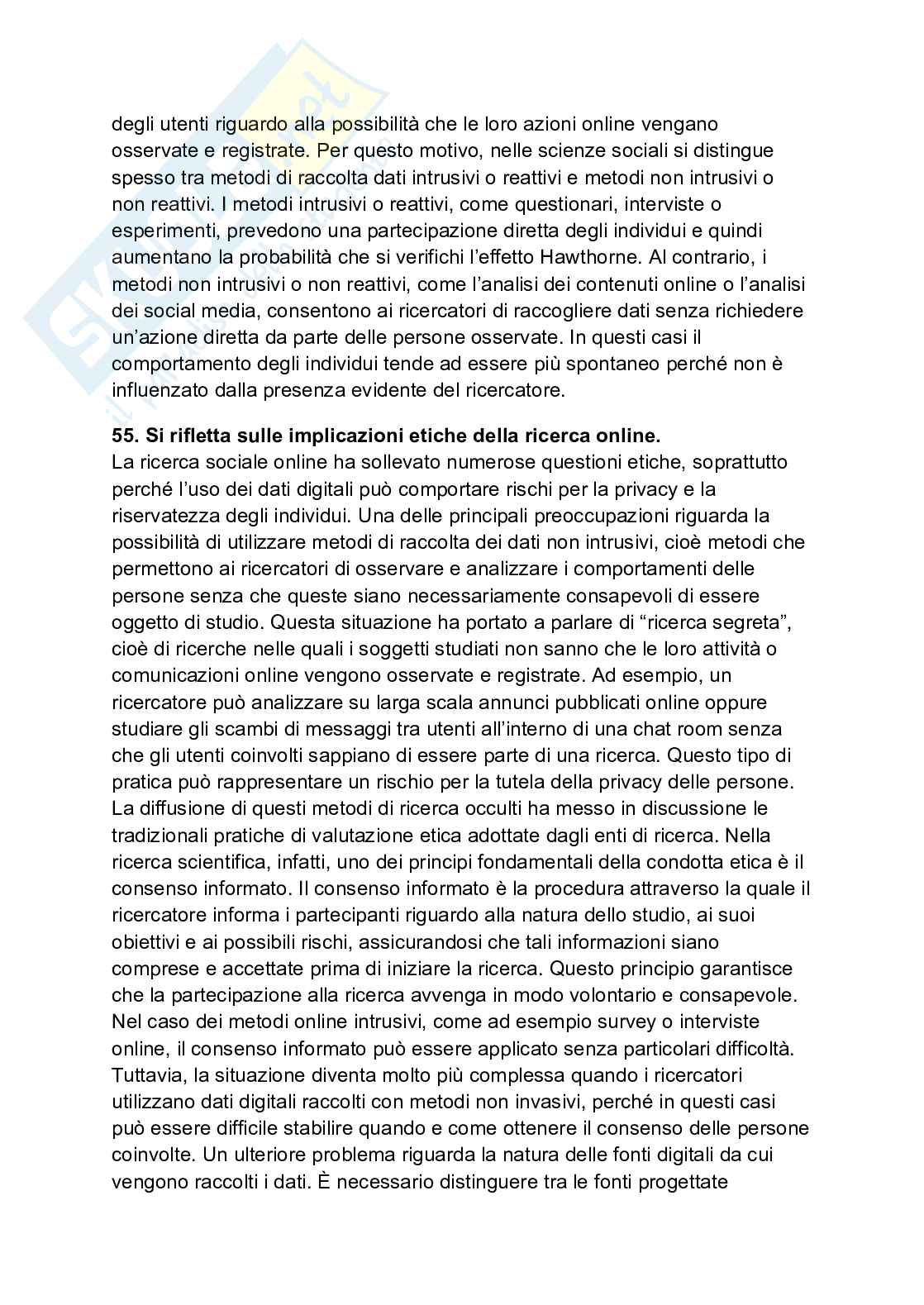 Metodologia della ricerca sociale Pag. 46
