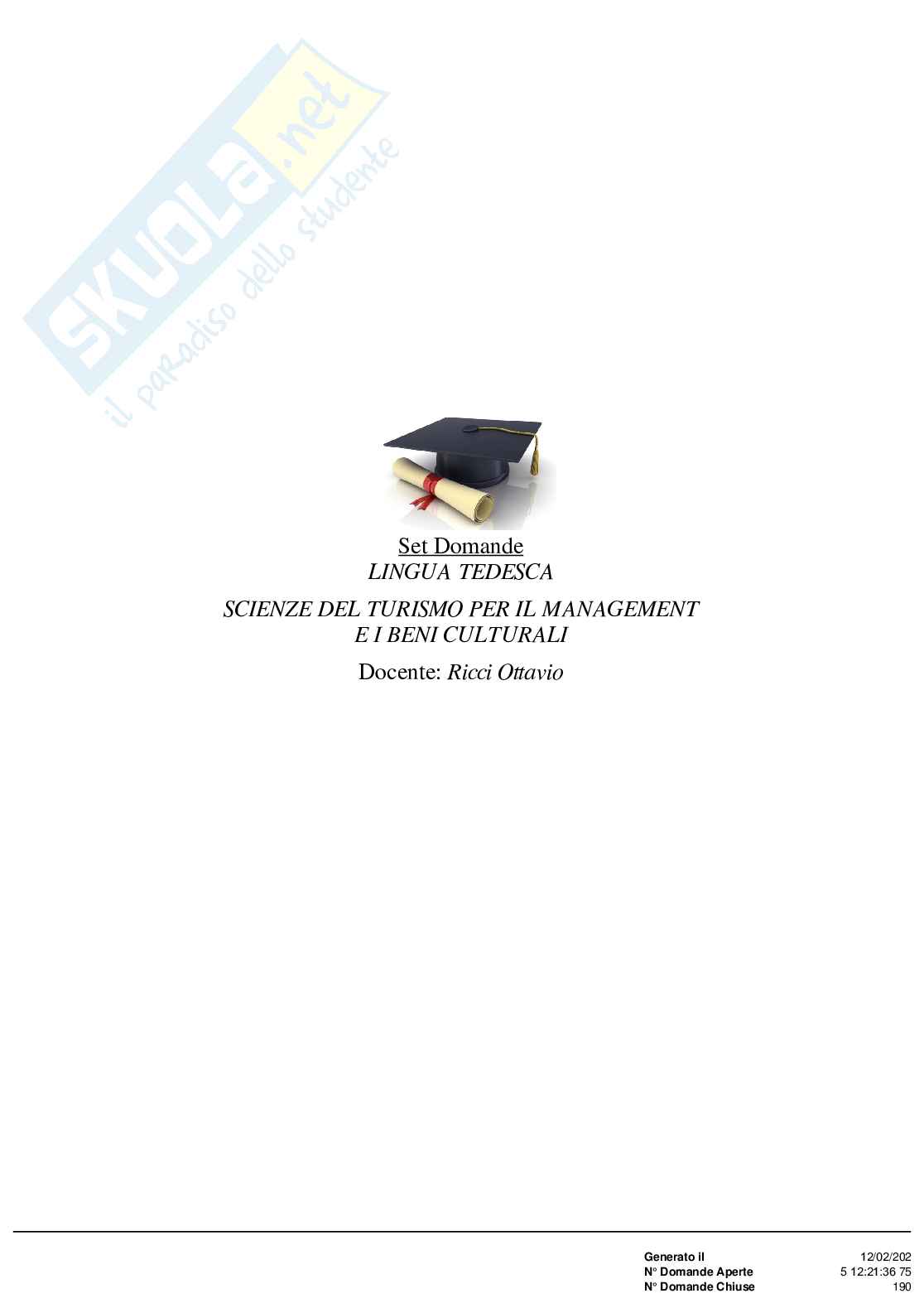 Paniere nuovo (2025) completo di Lingua tedesca Pag. 1