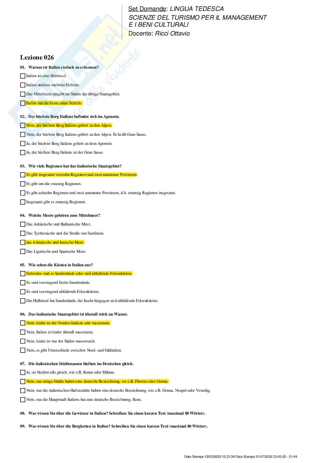 Paniere nuovo (2025) completo di Lingua tedesca Pag. 21