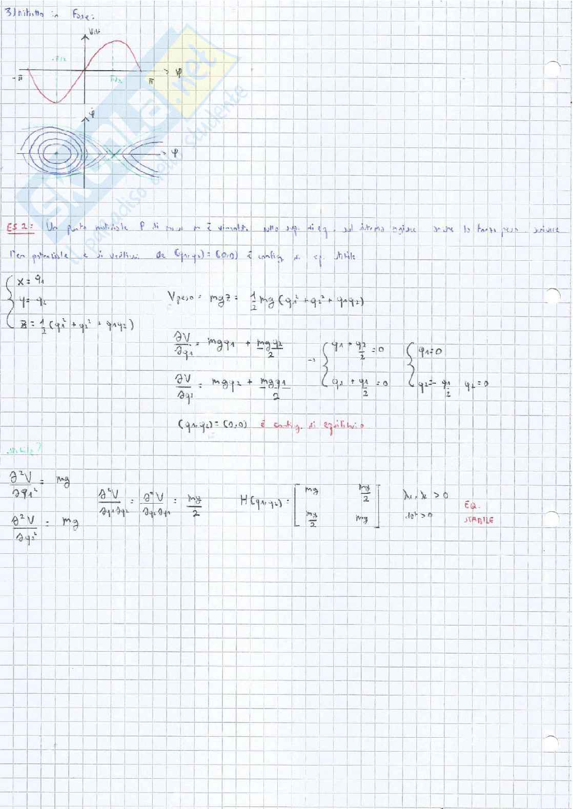 Esami svolti di Meccanica razionale Pag. 16