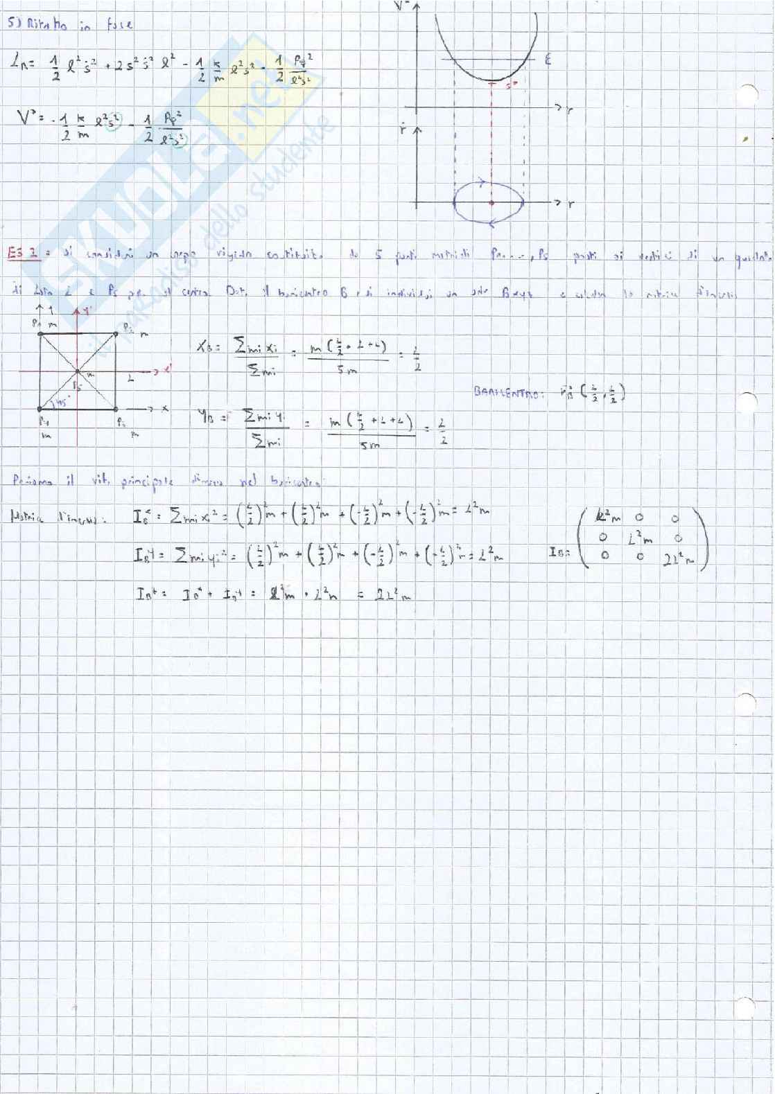 Esami svolti di Meccanica razionale Pag. 36