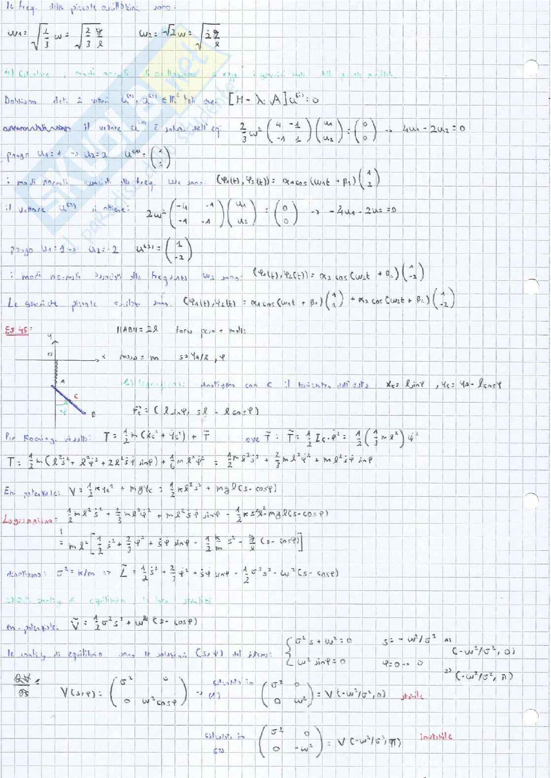 Esami svolti di Meccanica razionale Pag. 46