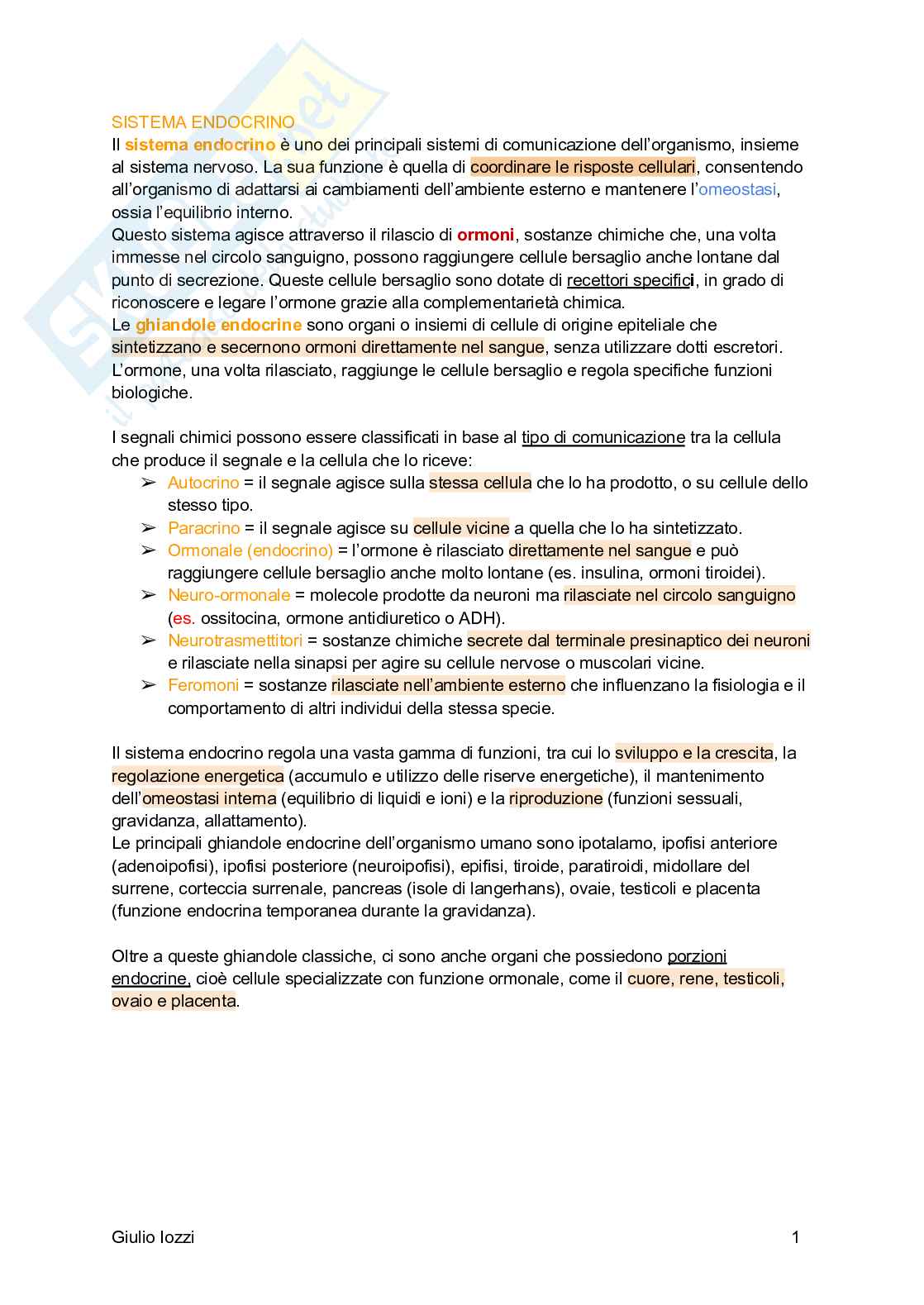 Fisiologia generale Pag. 2