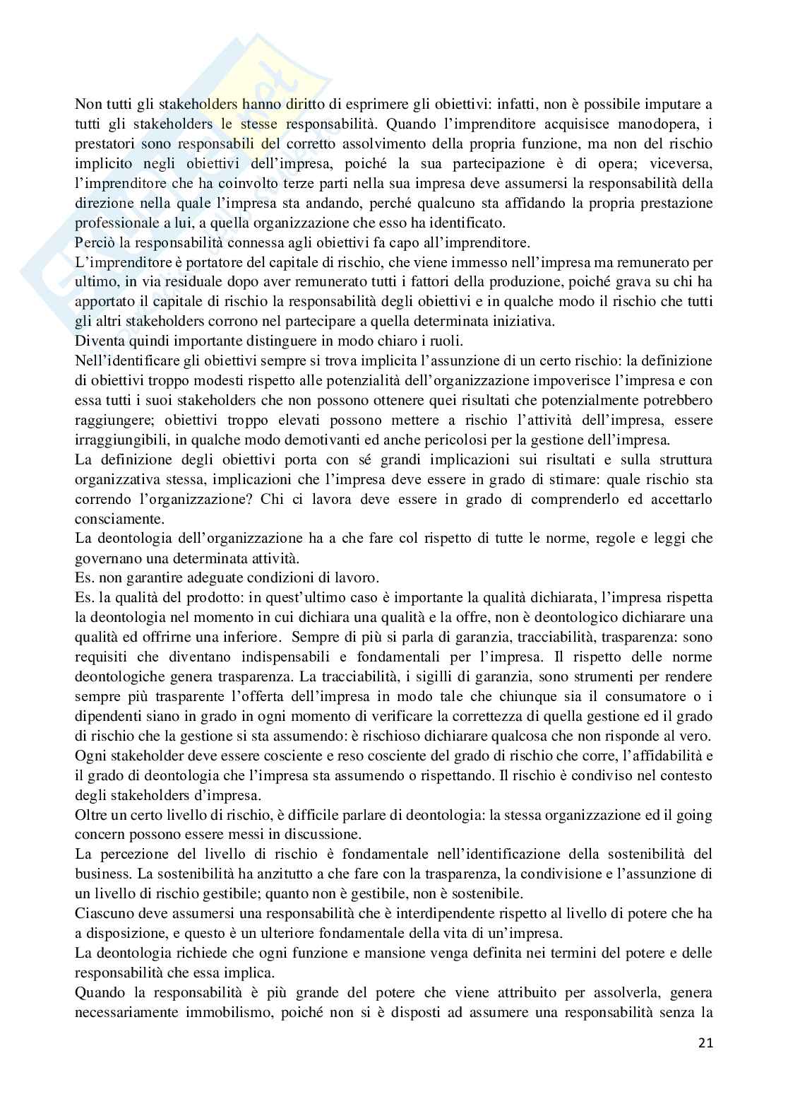 Appunti di Private Equity e nuovi modelli di imprenditorialità Pag. 21