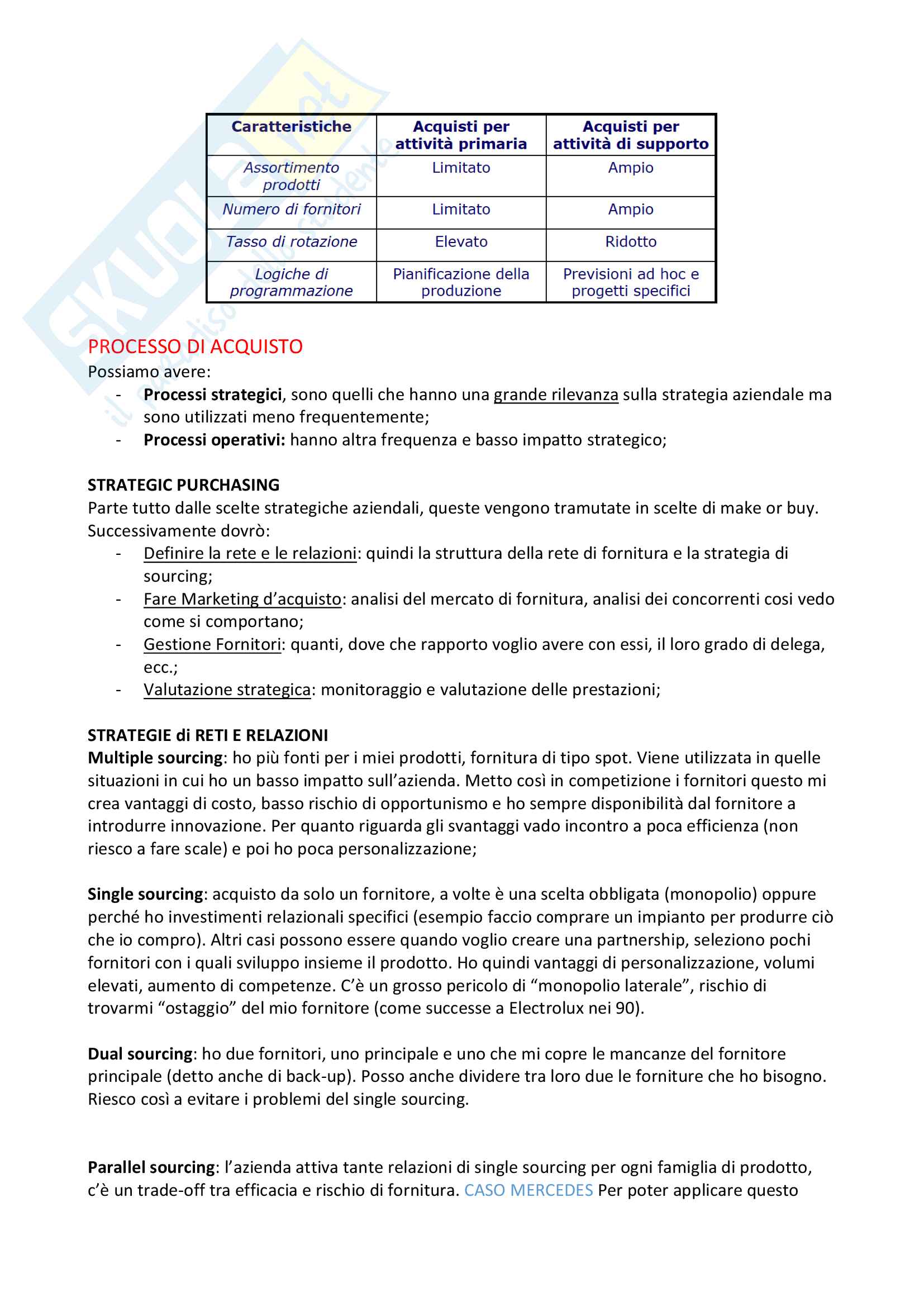 Appunti corso completi (organizzazione, processi decisionali, marketing e acquisti) Pag. 61