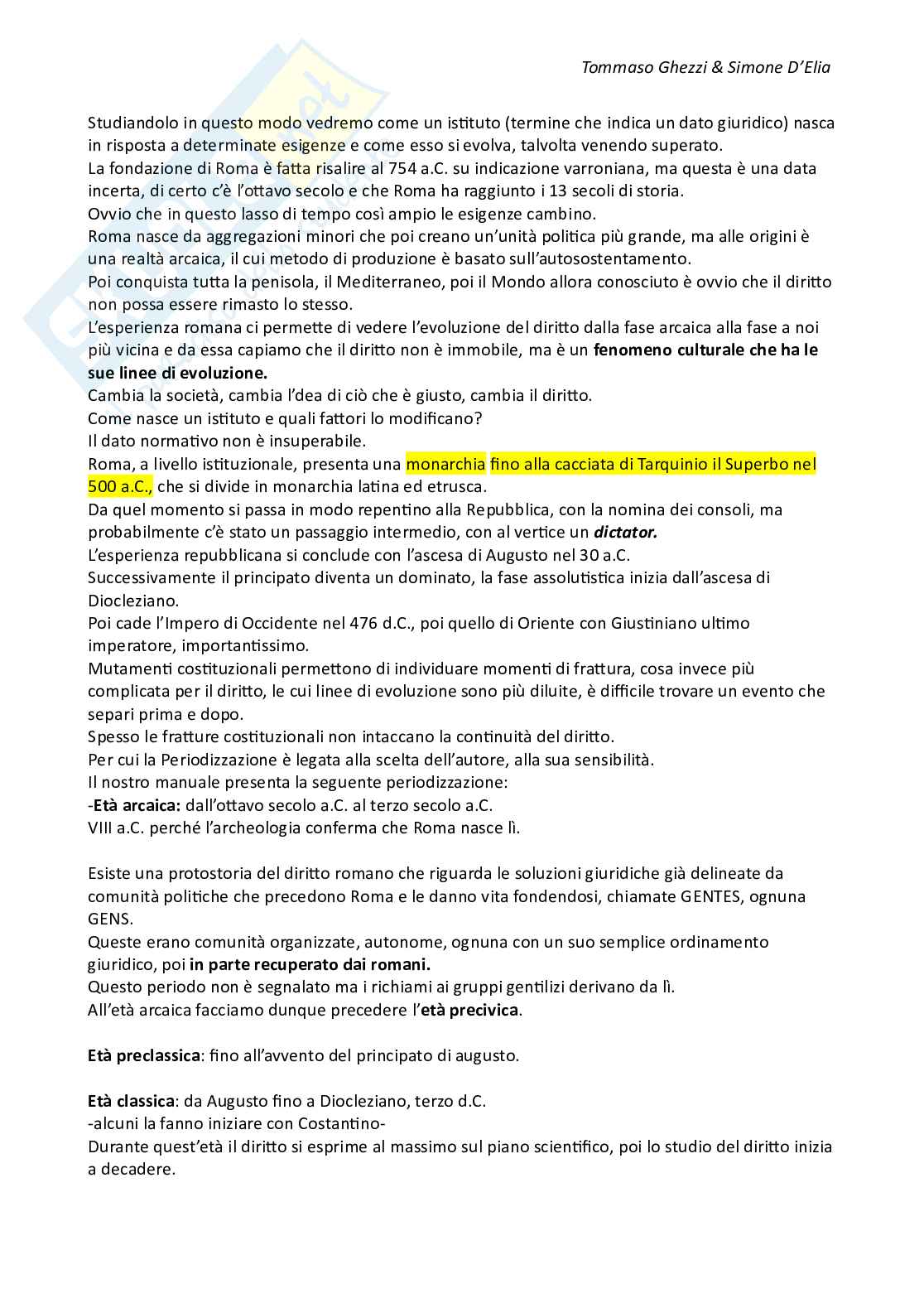 Appunti esame Diritto romano Pag. 2