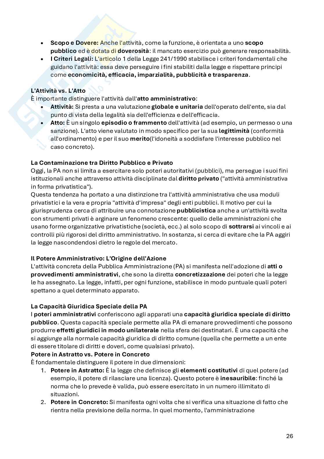 Diritto amministrativo Pag. 26