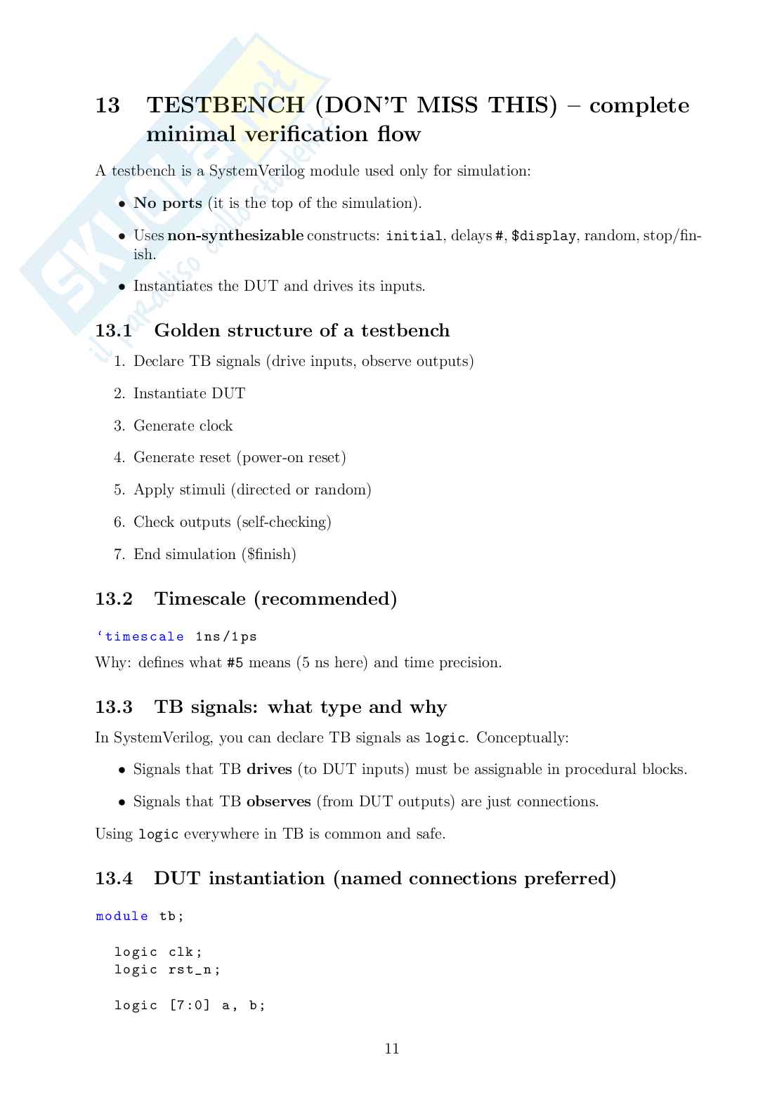 Linee guida SystemVerilog  Pag. 11
