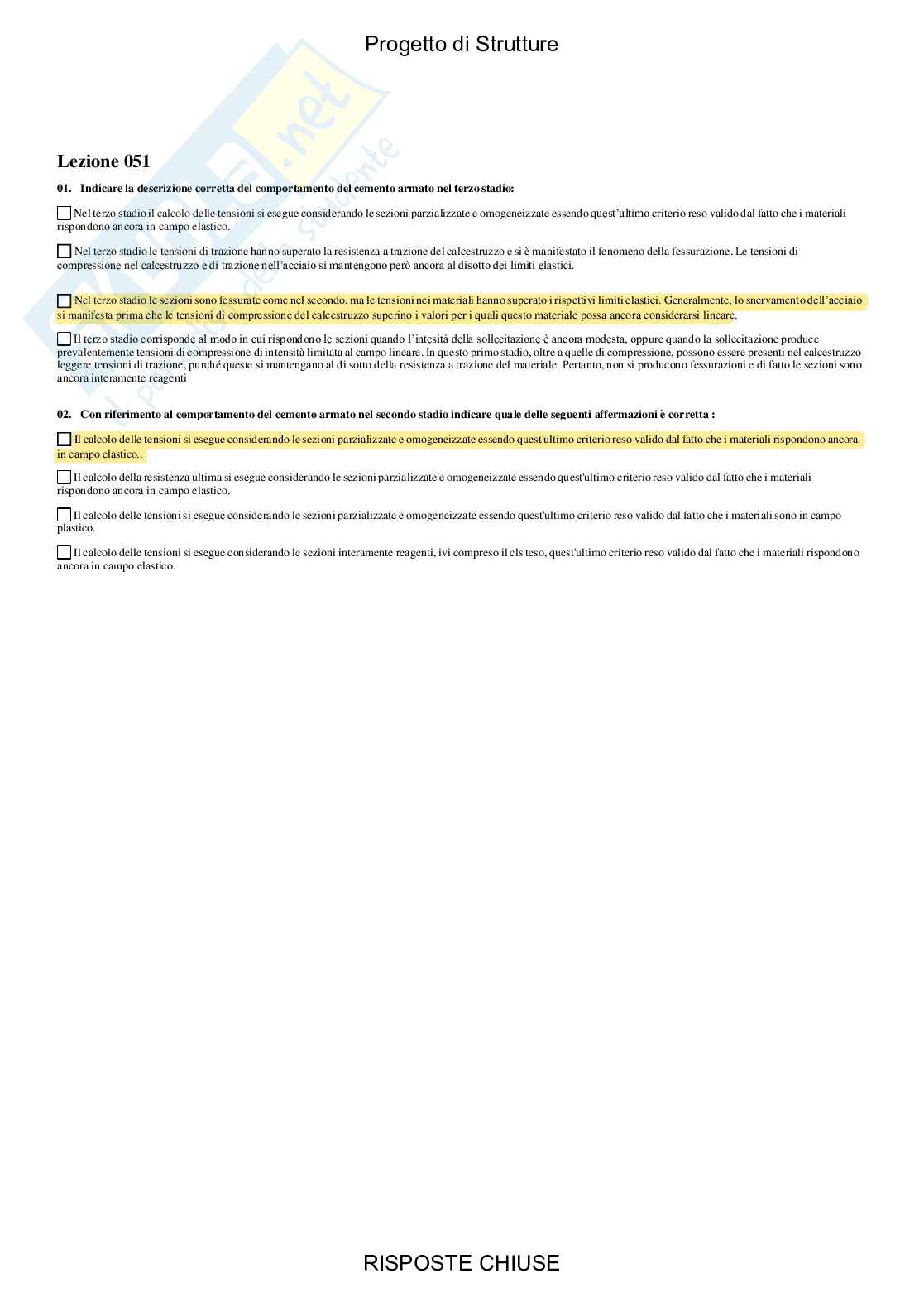 Progetto di strutture - Paniere compilato  Pag. 51