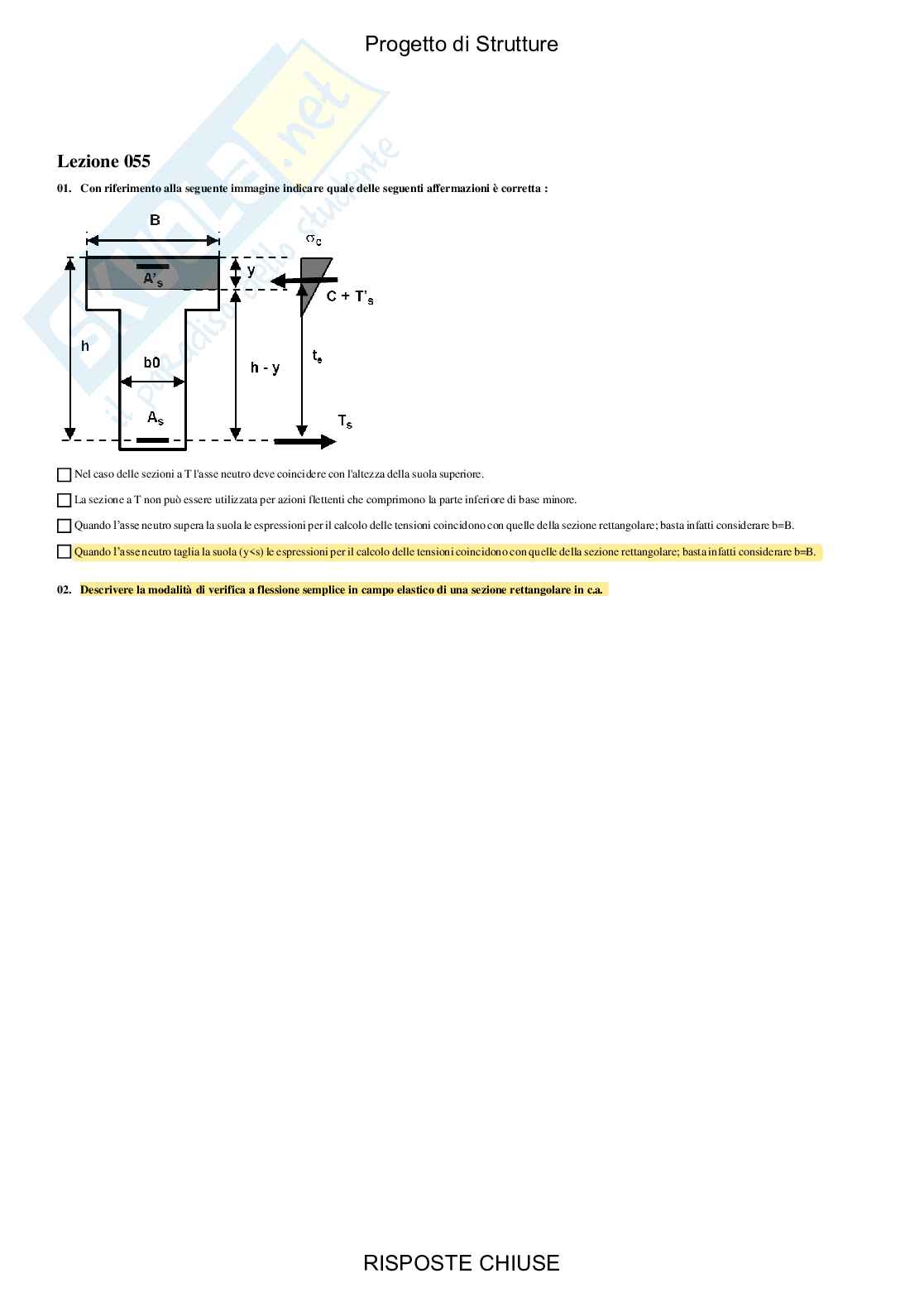 Progetto di strutture - Paniere compilato  Pag. 56