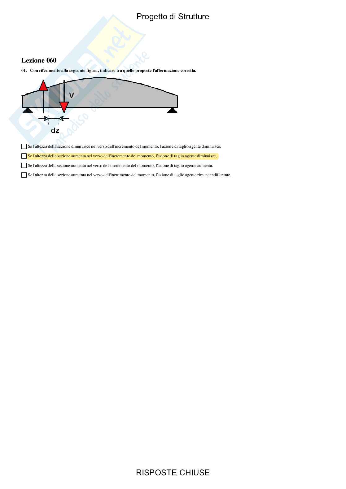 Progetto di strutture - Paniere compilato  Pag. 61