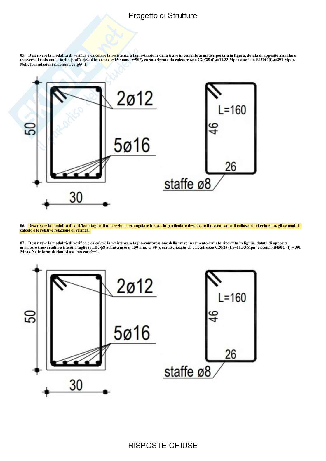 Progetto di strutture - Paniere compilato  Pag. 81
