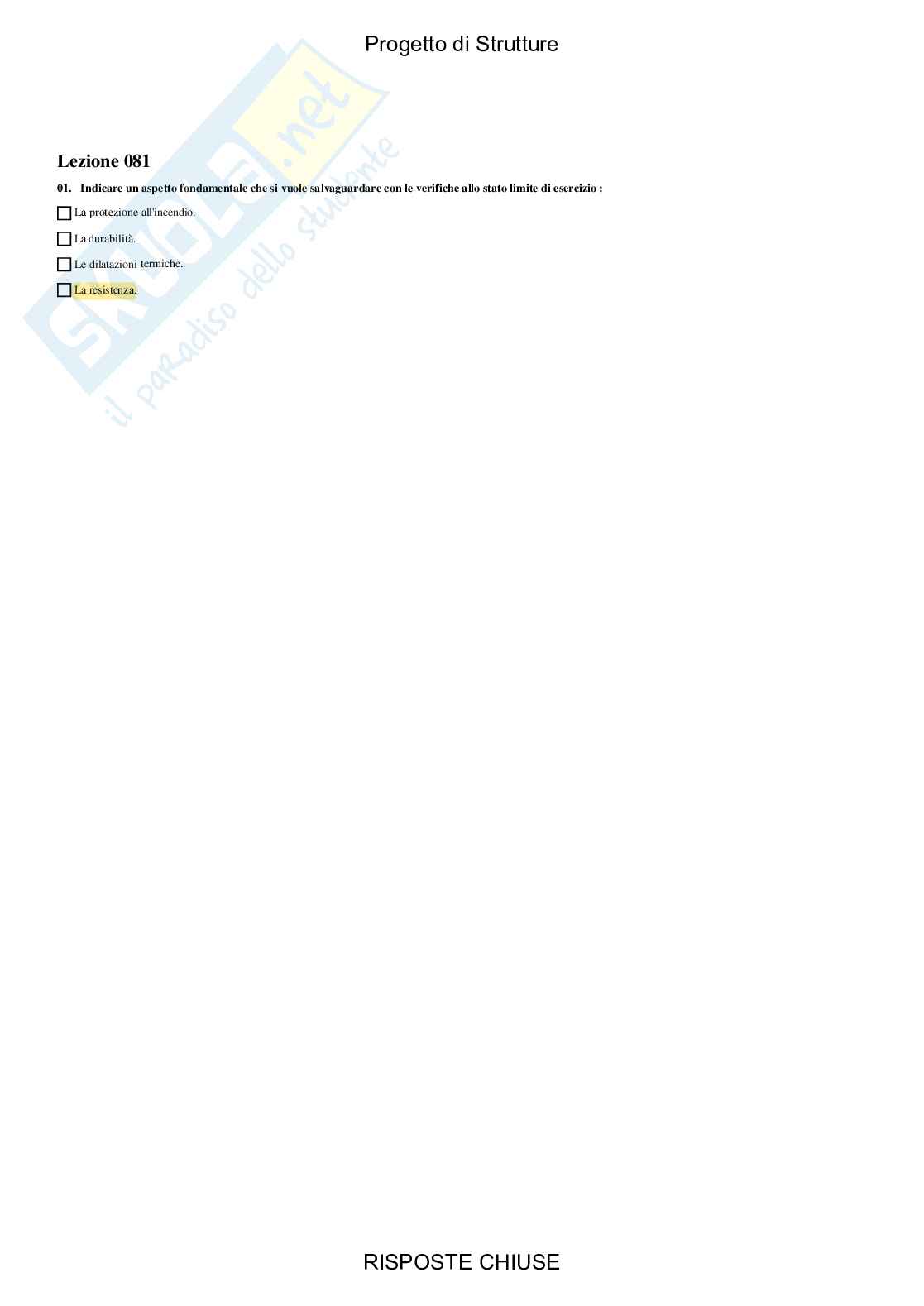 Progetto di strutture - Paniere compilato  Pag. 86