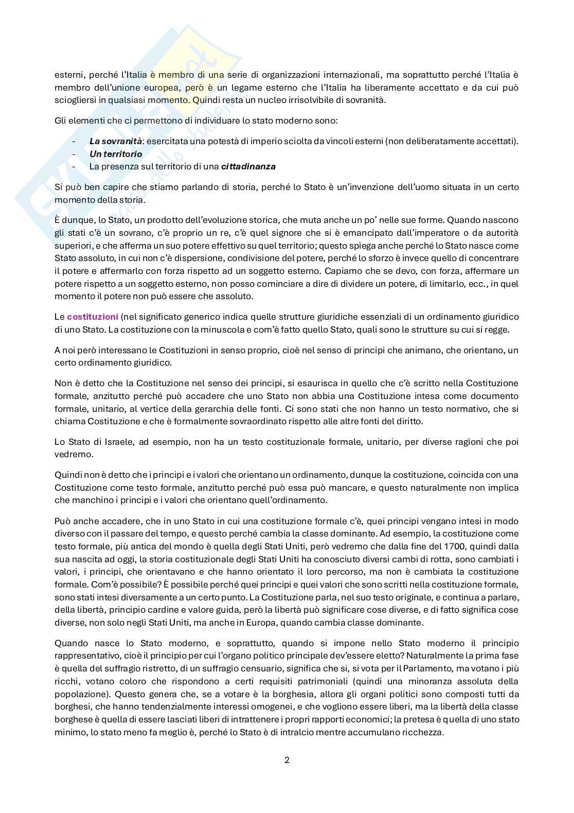 Diritto pubblico comparato Pag. 2