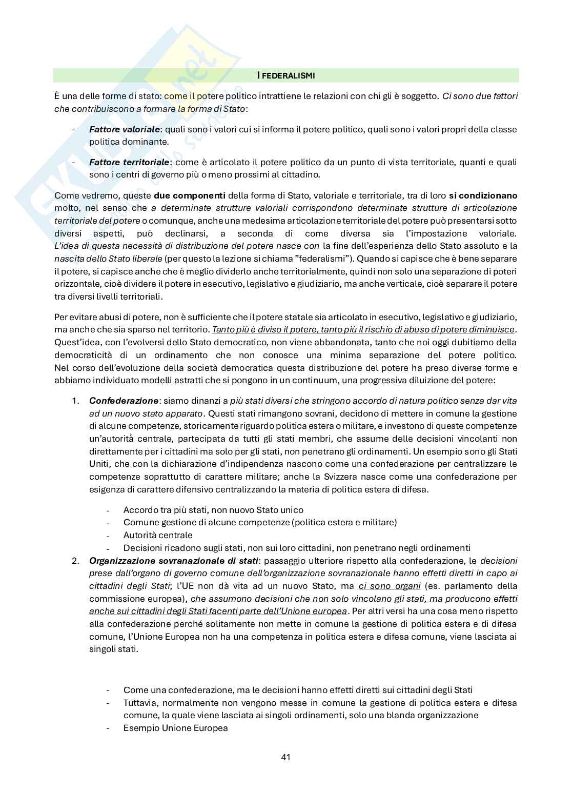 Diritto pubblico comparato Pag. 41
