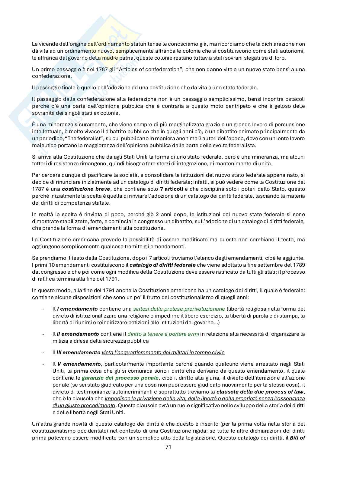 Diritto pubblico comparato Pag. 71