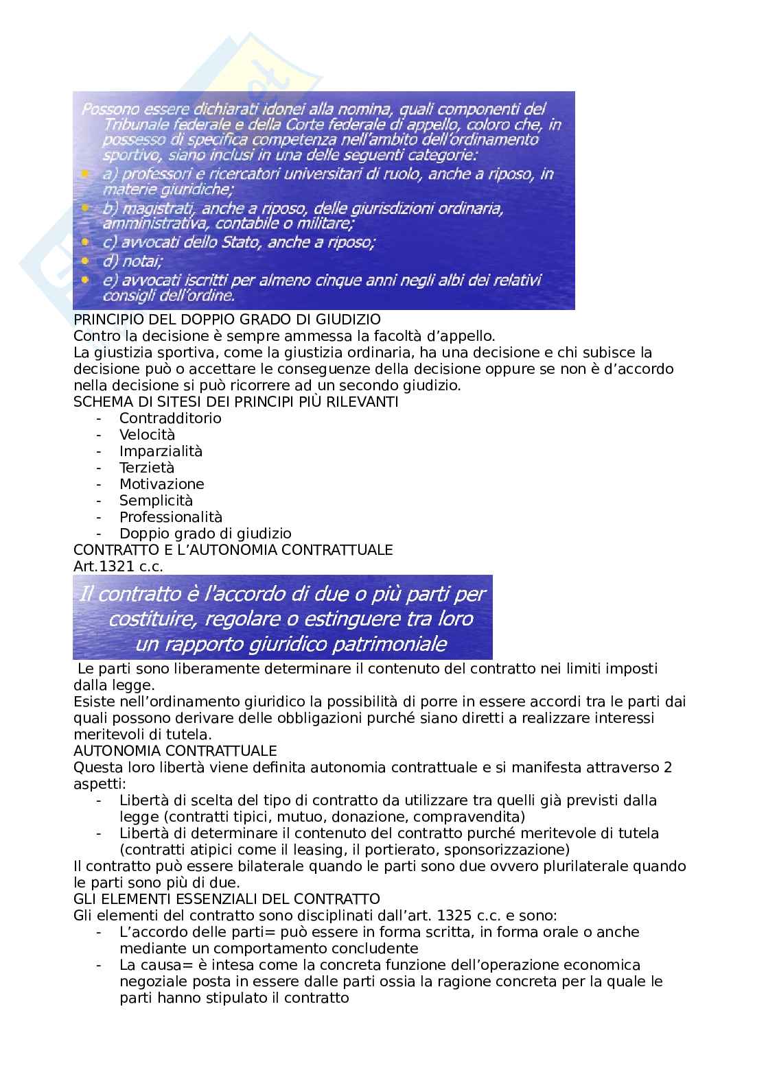 Legislazione applicata alle scienze motorie Pag. 31