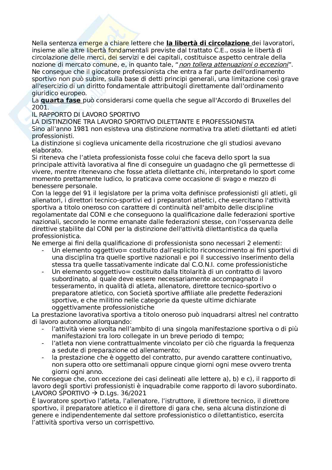 Legislazione applicata alle scienze motorie Pag. 36