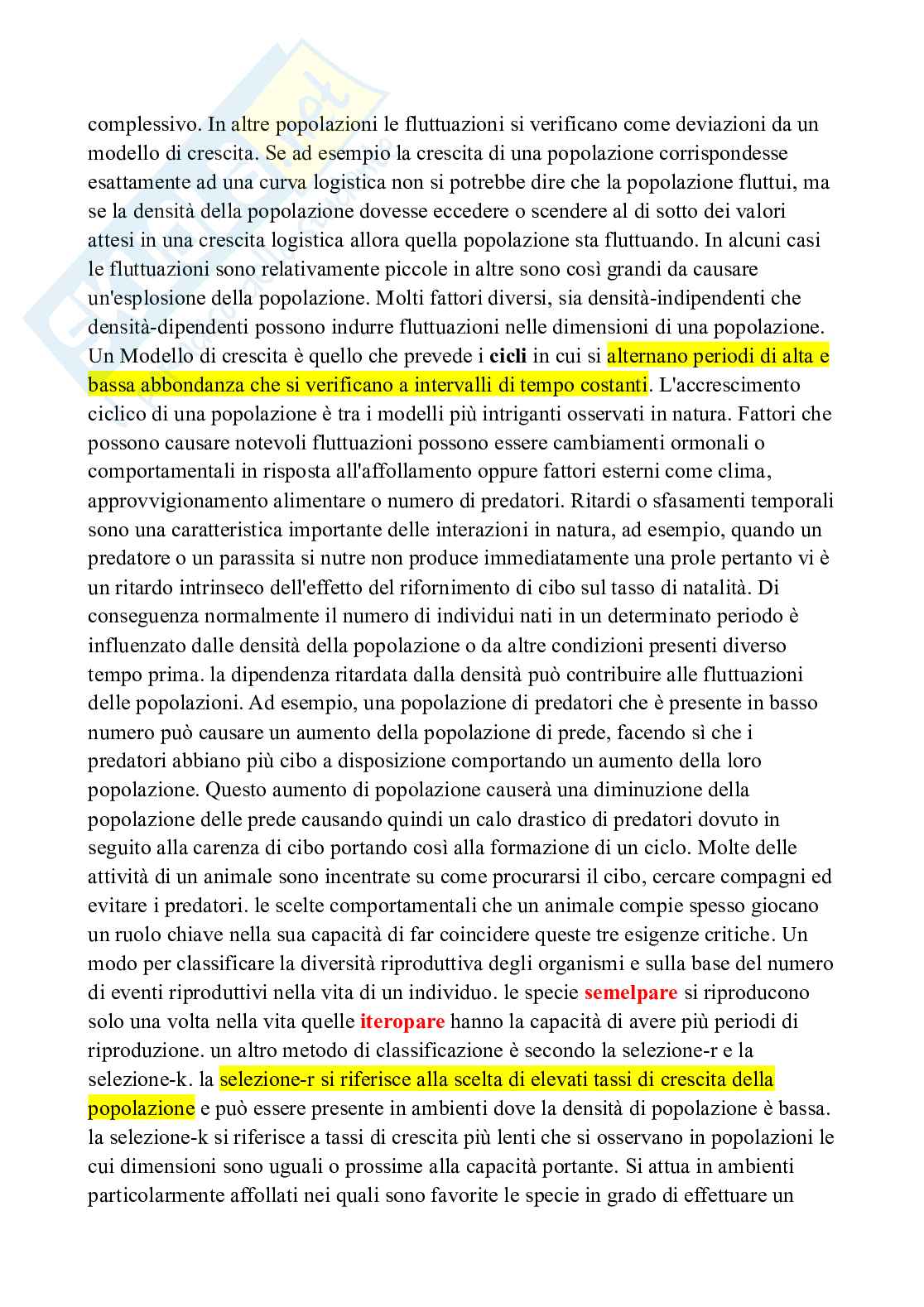 Appunti di Ecologia con laboratorio  Pag. 16