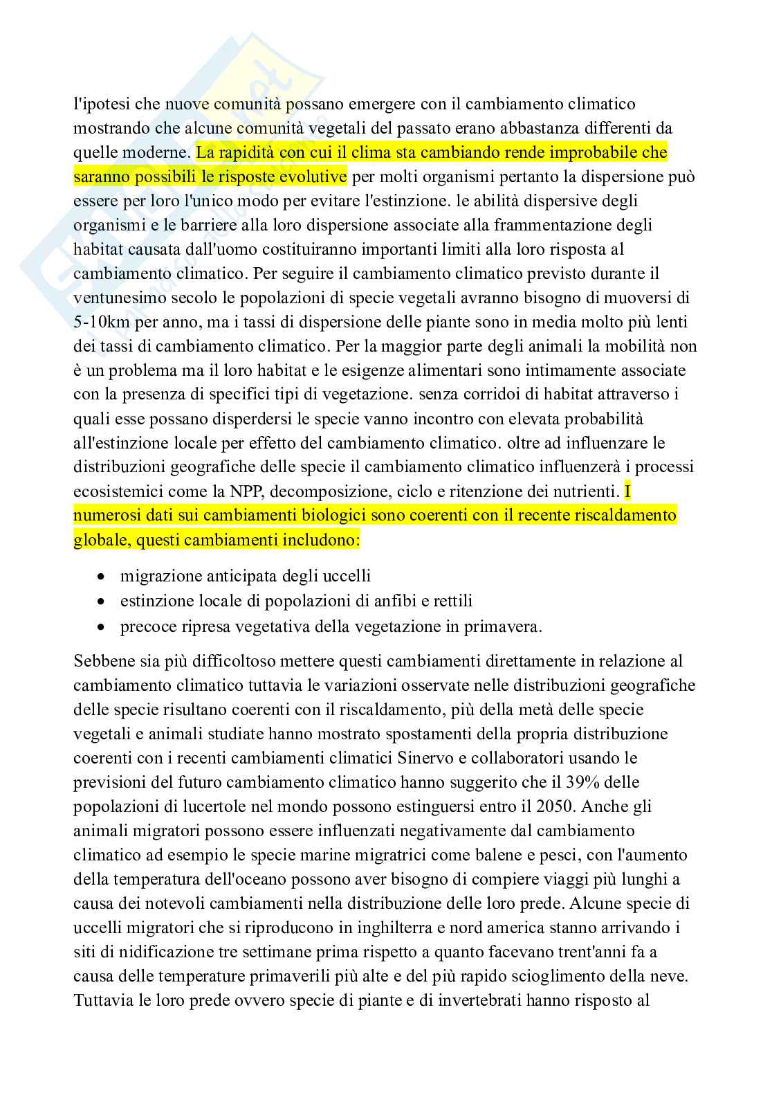 Appunti di Ecologia con laboratorio  Pag. 41