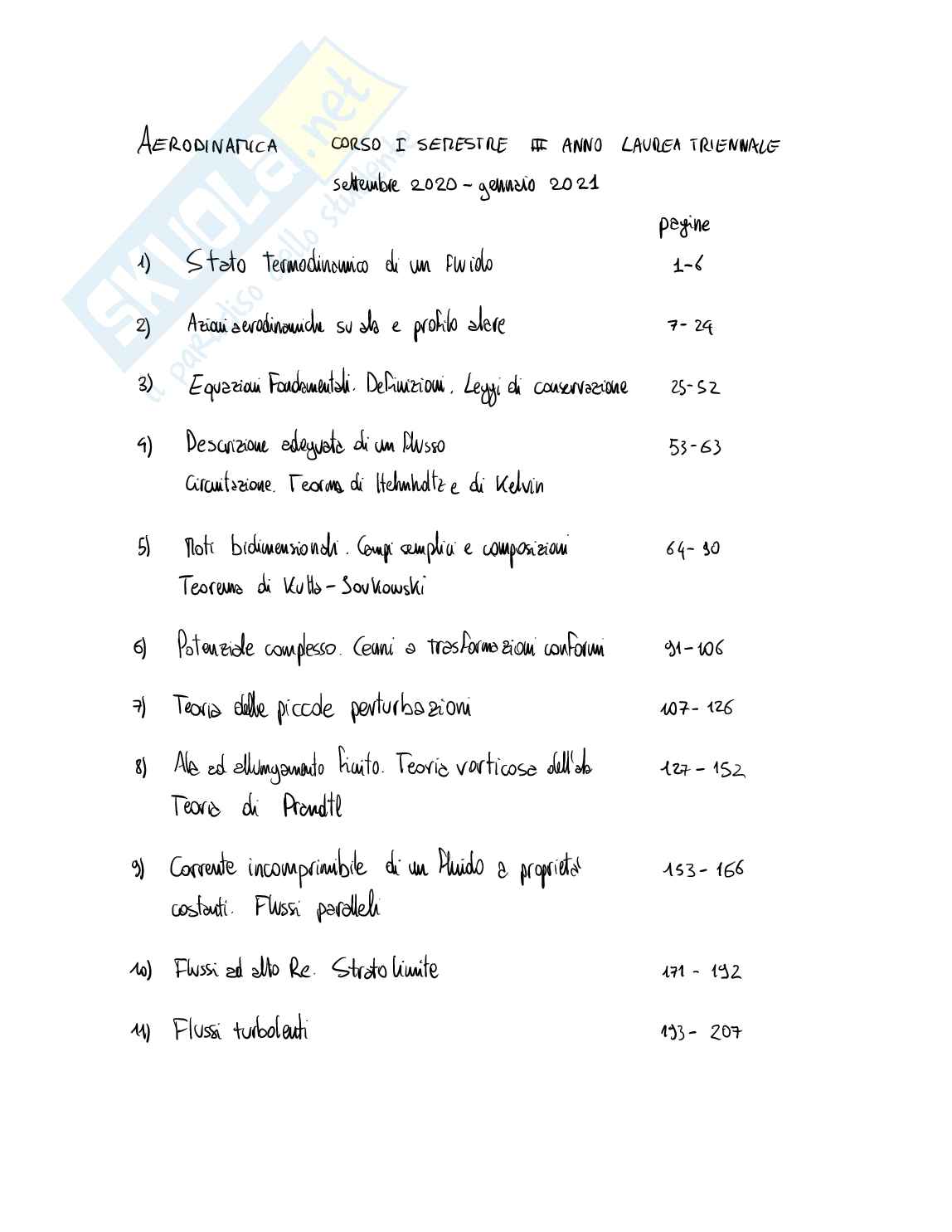 Aerodinamica Appunti (parte 2) Pag. 1