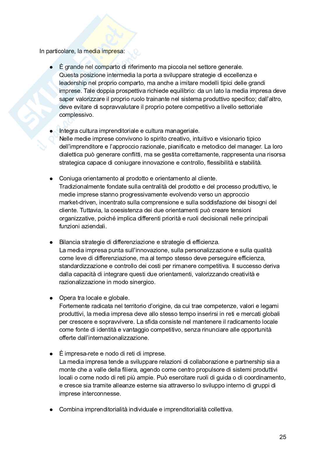 Riassunto esame Economia e gestione delle imprese, Prof. Picciotti Antonio, libro consigliato Economia e management delle imprese , Ferrucci, Tunisini, Pencarelli Pag. 26