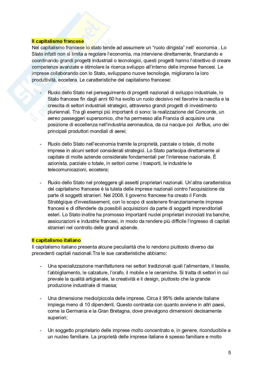Riassunto esame Economia e gestione delle imprese, Prof. Picciotti Antonio, libro consigliato Economia e management delle imprese , Ferrucci, Tunisini, Pencarelli Pag. 6
