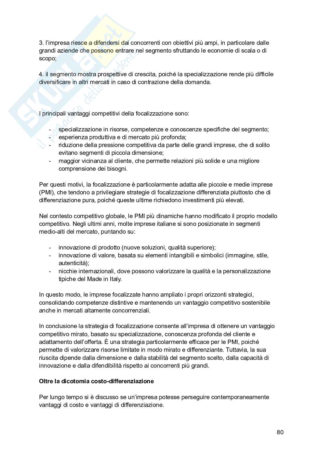Riassunto esame Economia e gestione delle imprese, Prof. Picciotti Antonio, libro consigliato Economia e management delle imprese , Ferrucci, Tunisini, Pencarelli Pag. 81