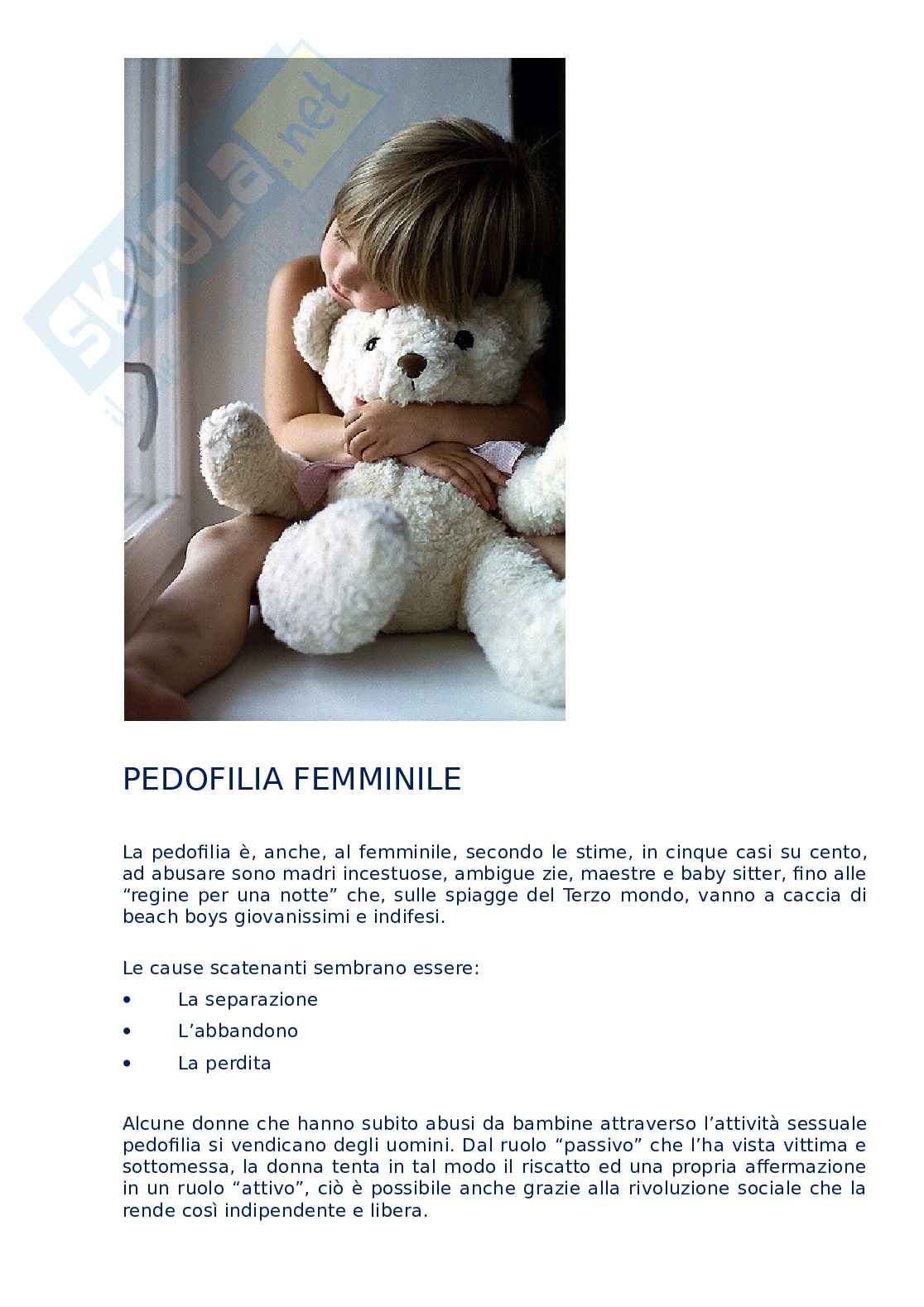 Pedofilia, dall'antichità ai giorni nostri Pag. 11