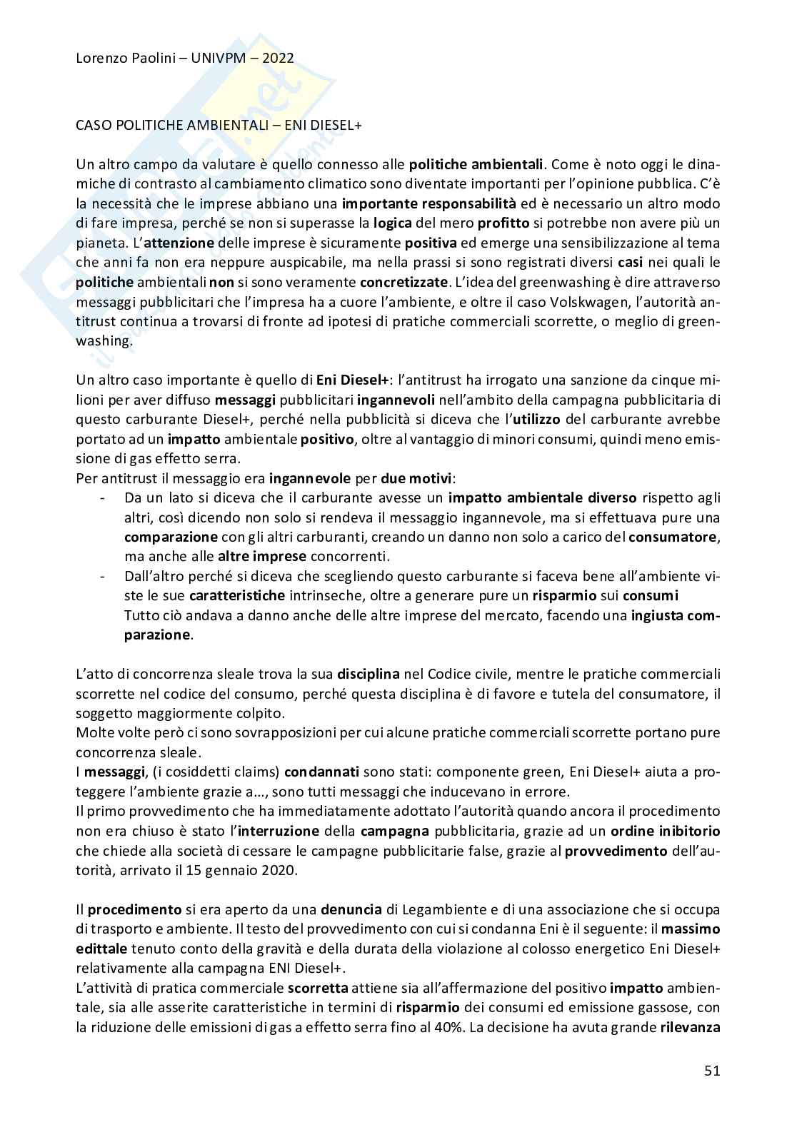 Appunti corso di Diritto delle Proprietà Intellettuali e dei Nuovi Beni Pag. 51