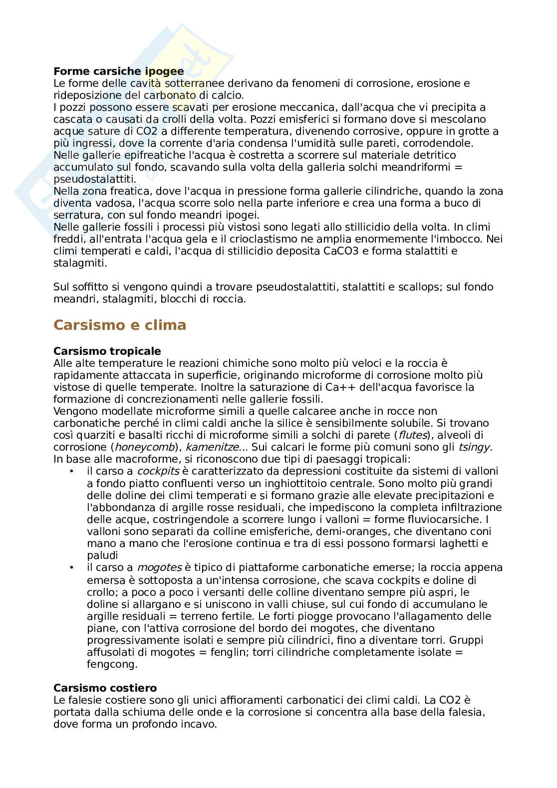 Riassunto esame Geografia e cartografia, Prof. Motta Michele, libro consigliato Geografia fisica, Michele Motta Pag. 11