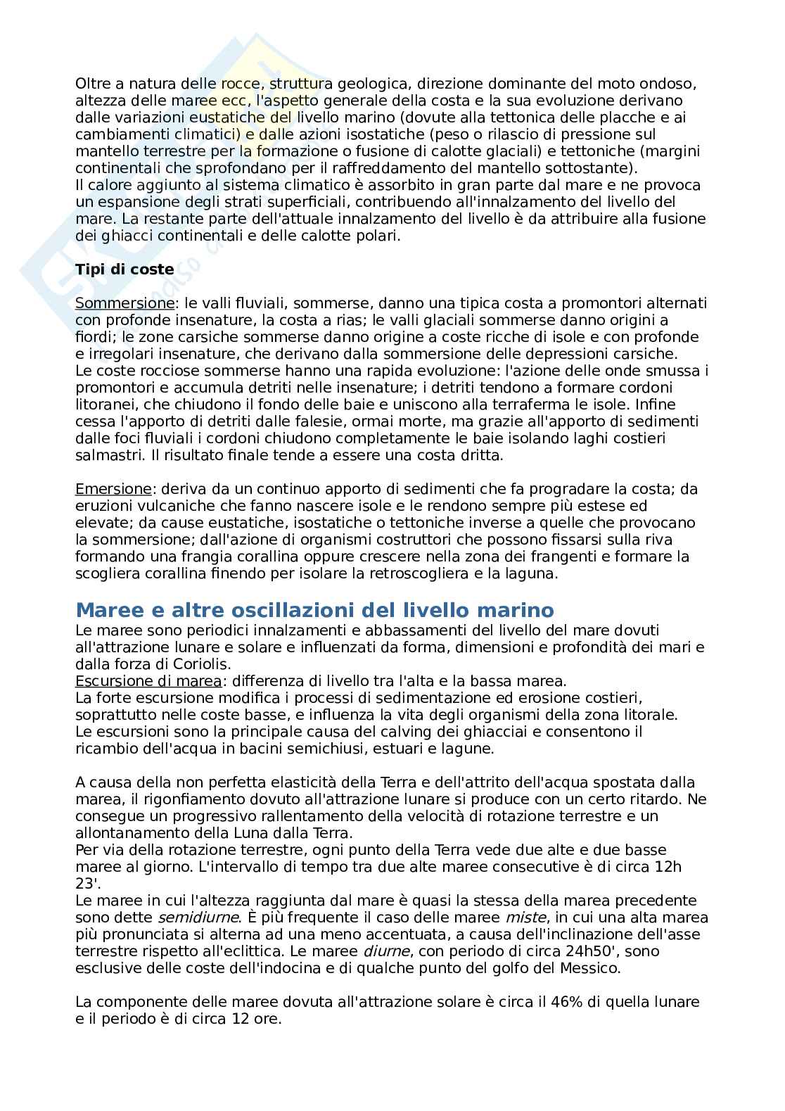 Riassunto esame Geografia e cartografia, Prof. Motta Michele, libro consigliato Geografia fisica, Michele Motta Pag. 26