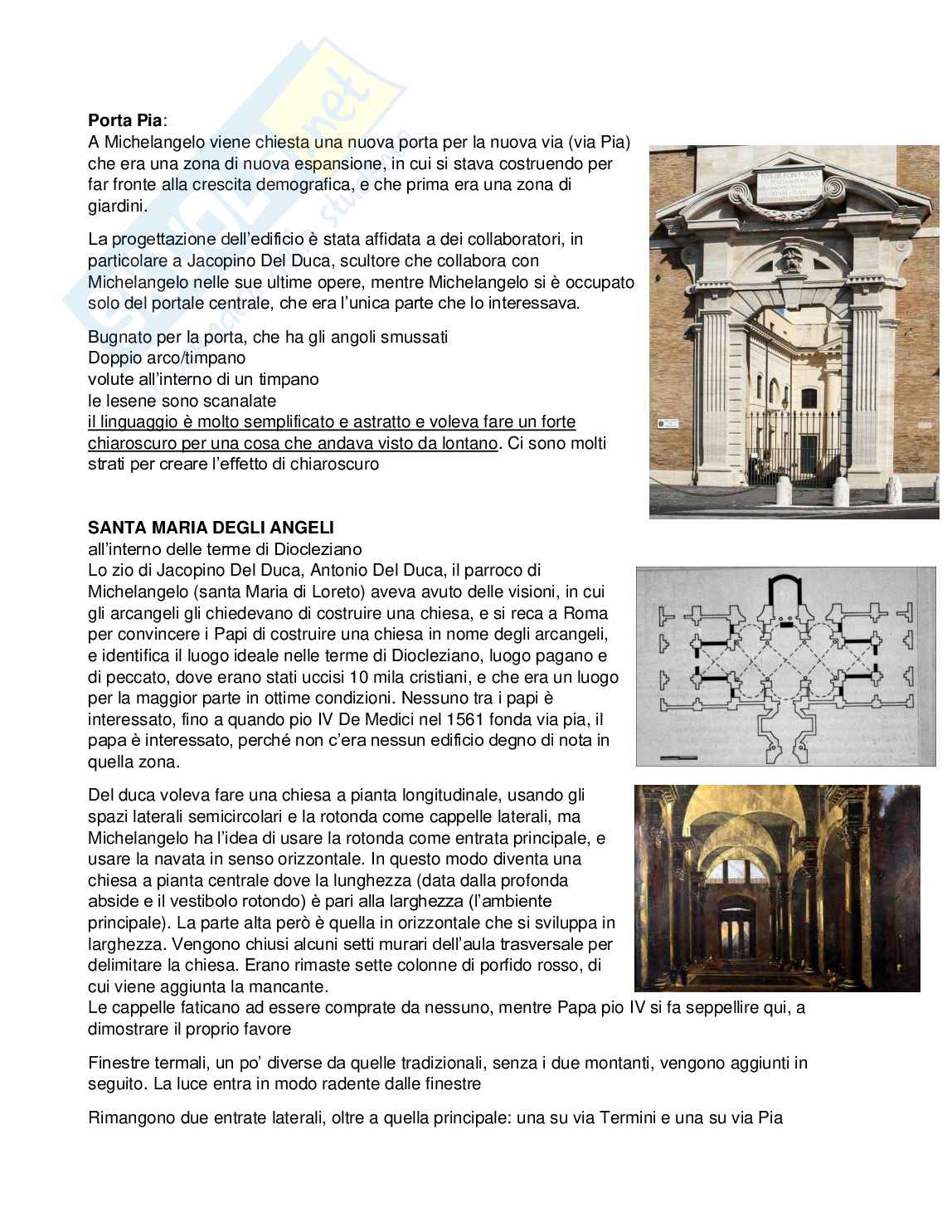 Storia architettura: parte 2, Michelangelo - Fischer Pag. 21