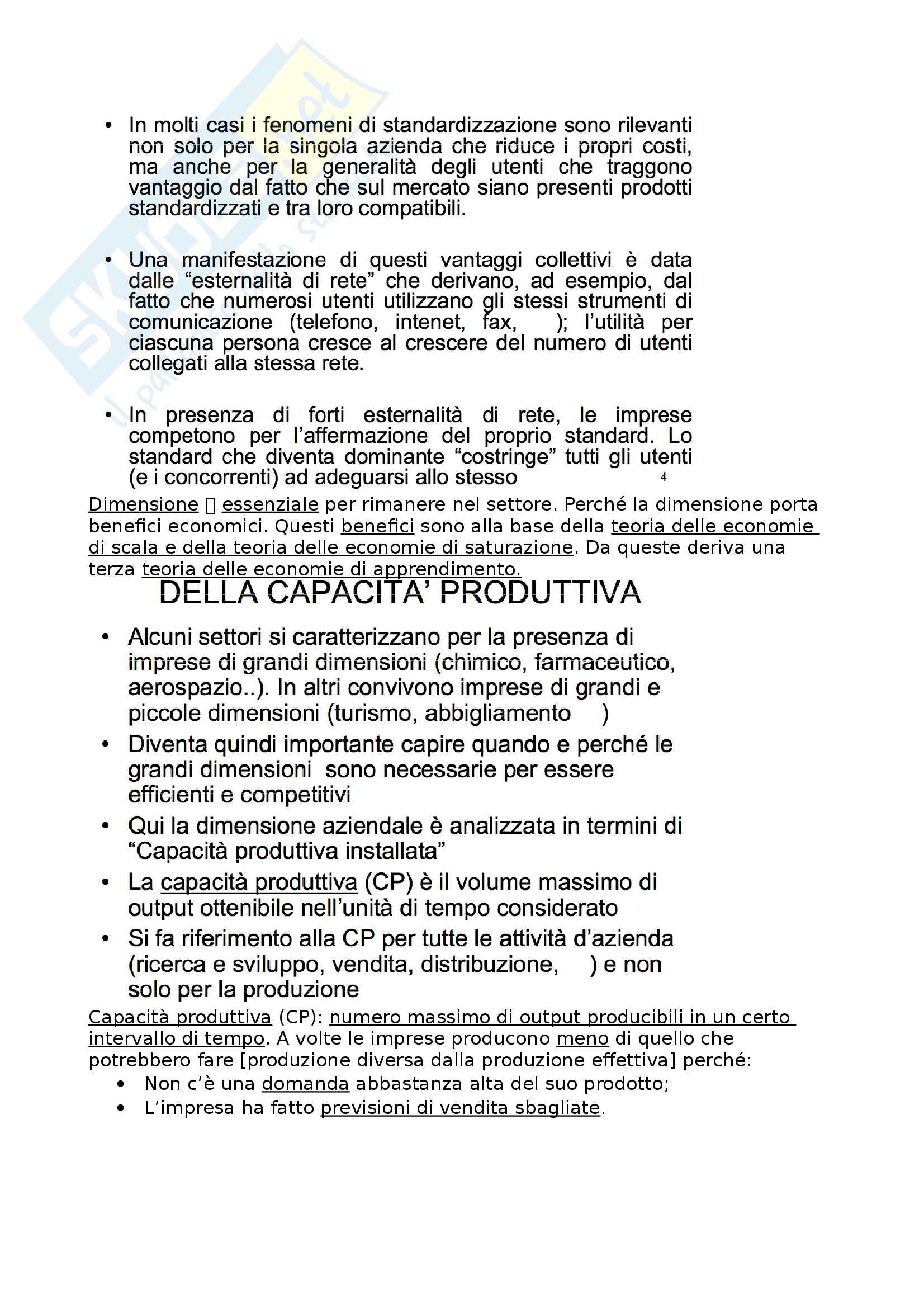 Economia aziendale - Economie di scala Pag. 2