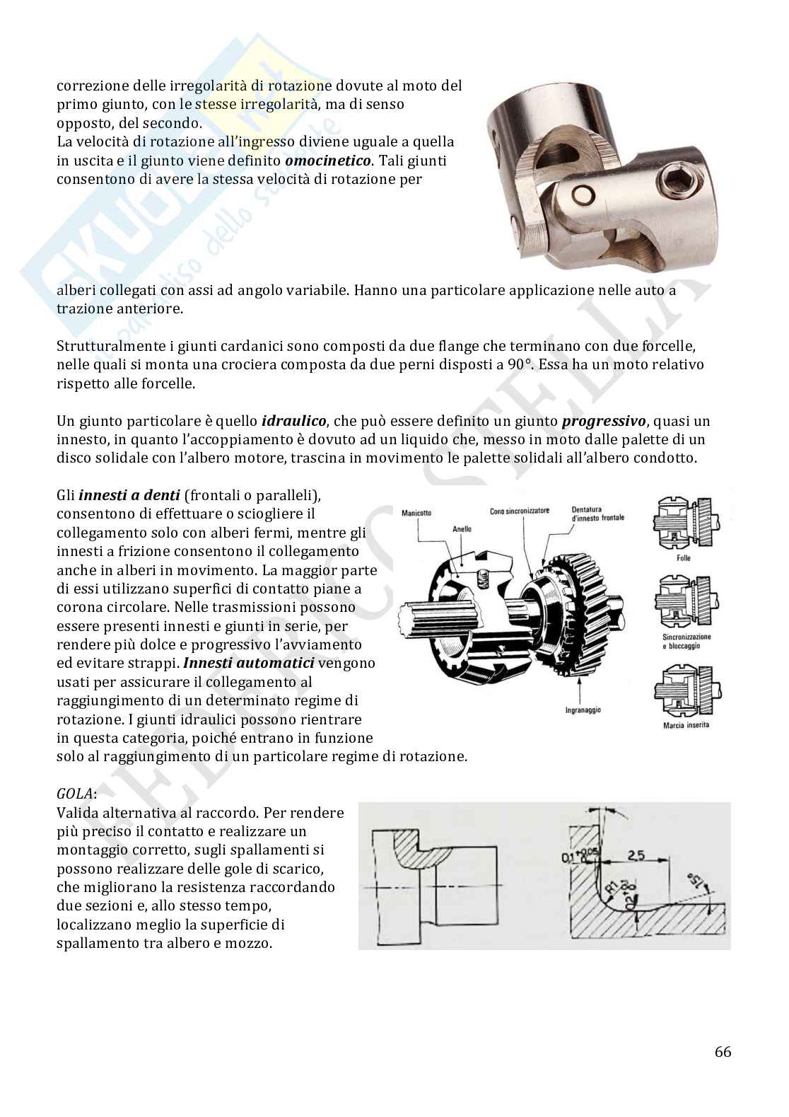 Appunti di Disegno di macchine Pag. 66