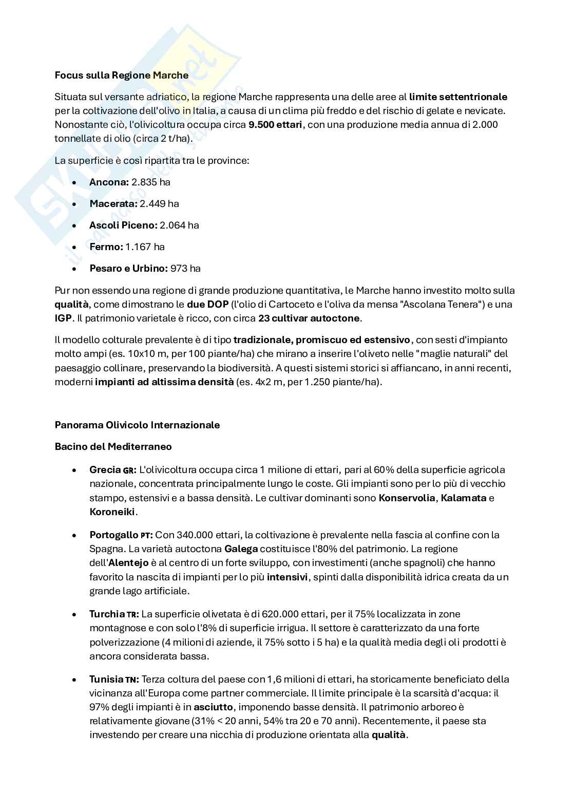 Appunti 2 parte Olivicoltura Pag. 1