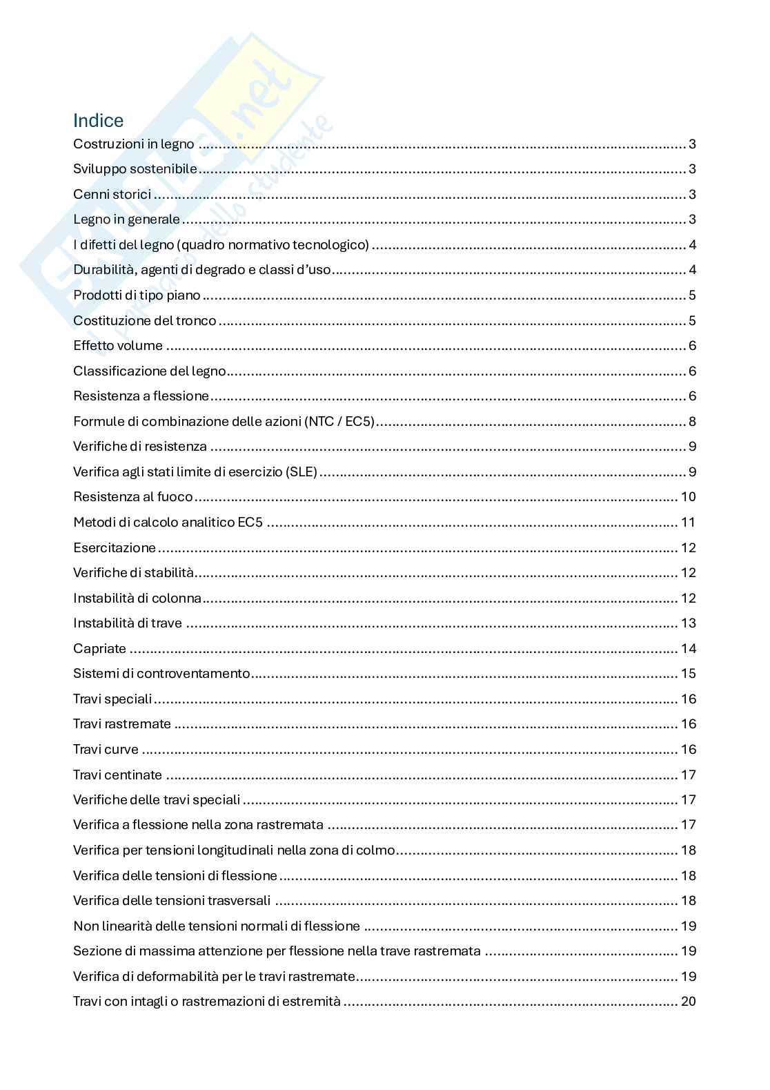 Appunti di Progetto di costruzioni in legno e muratura Pag. 1